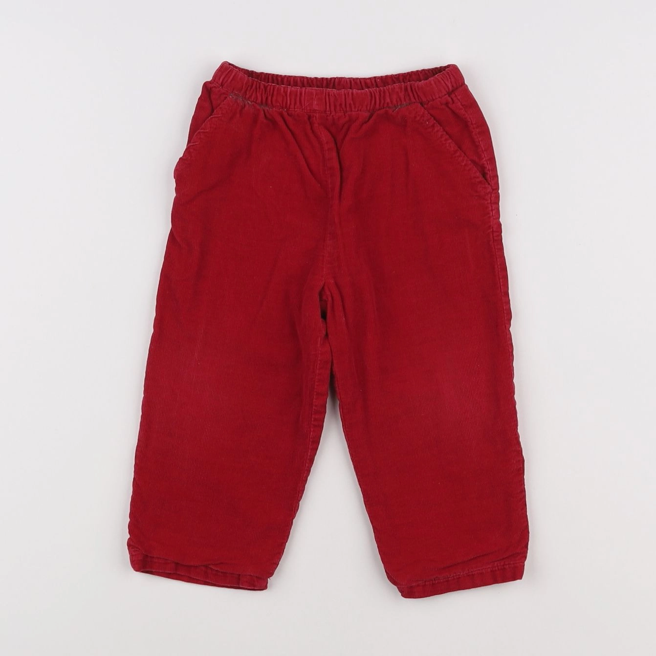 Boutchou - pantalon rouge - 12 mois