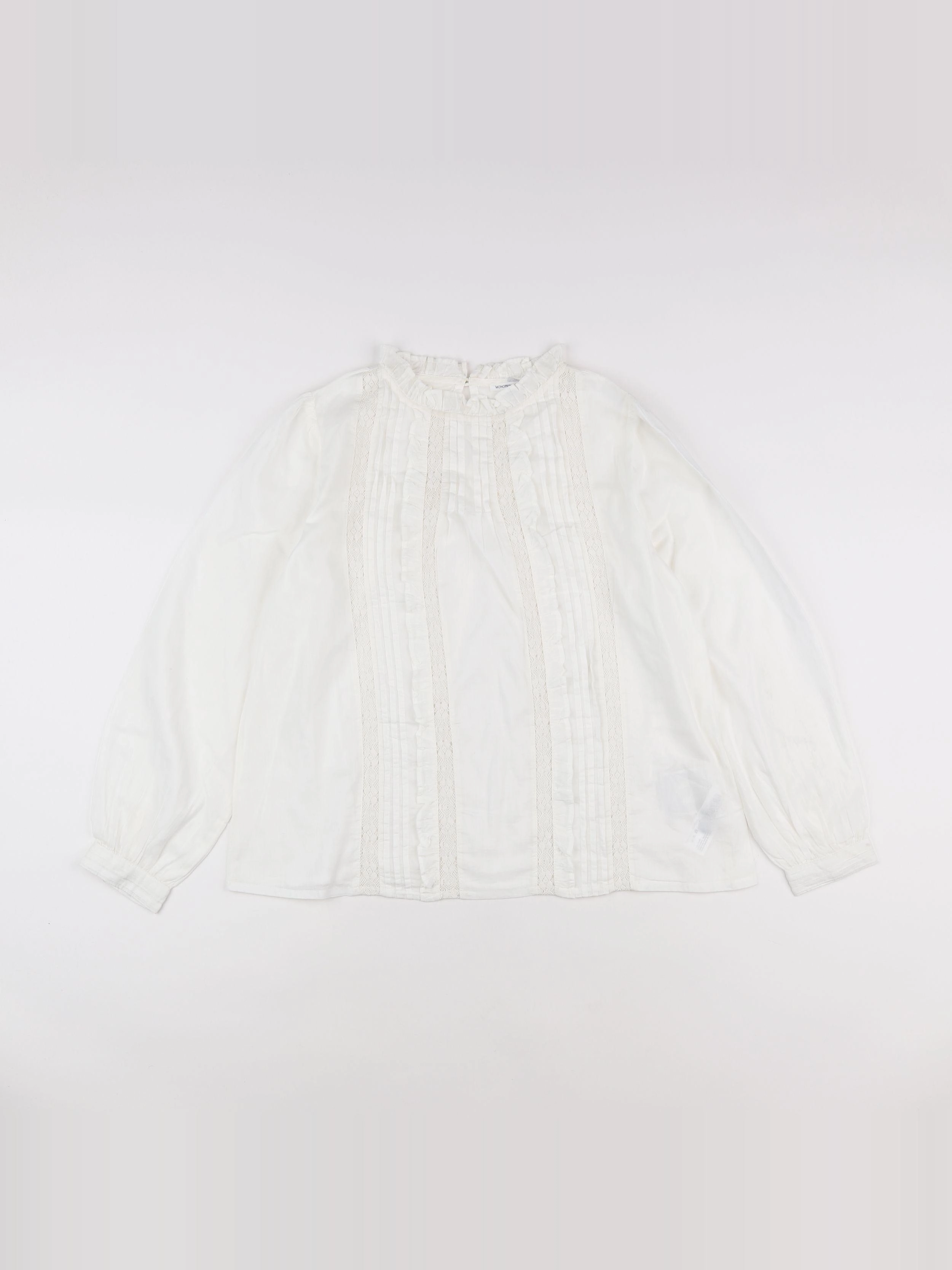 Monoprix - blouse blanc - 12 ans