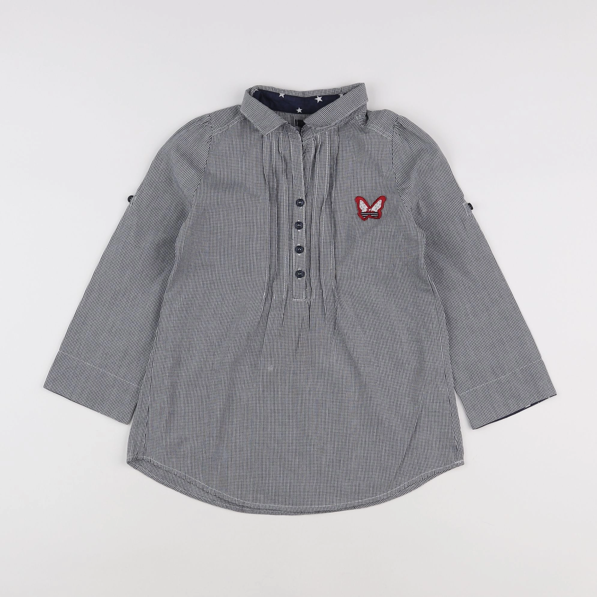 IKKS - blouse bleu - 5 ans