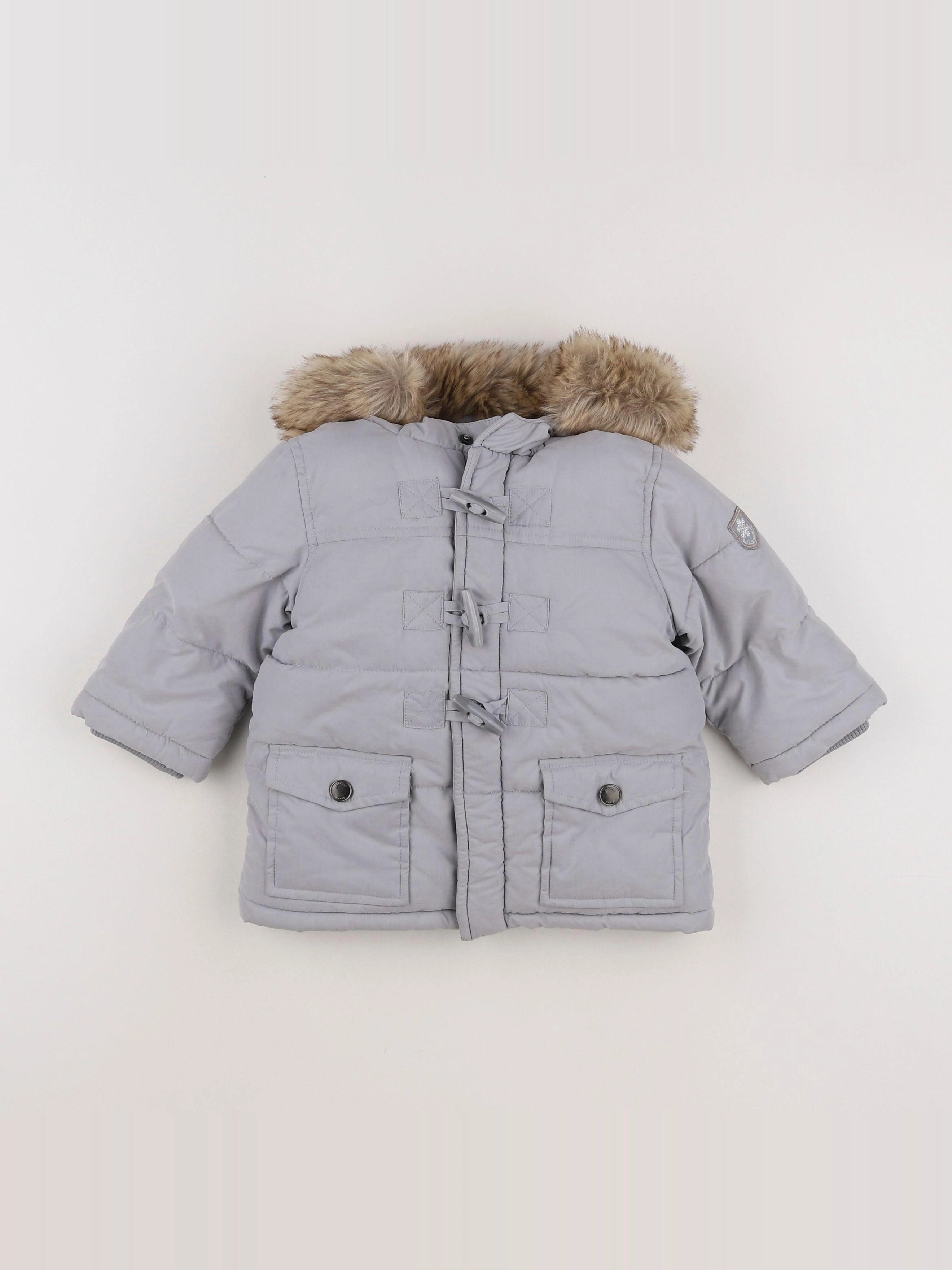 Jacadi - parka gris - 12 mois