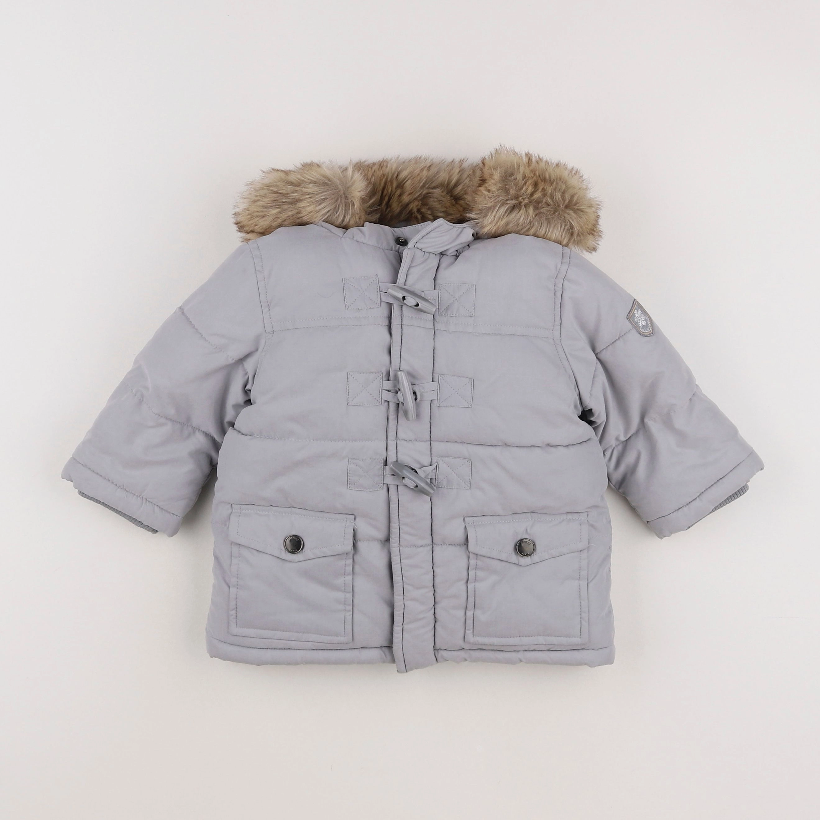 Jacadi - parka gris - 12 mois