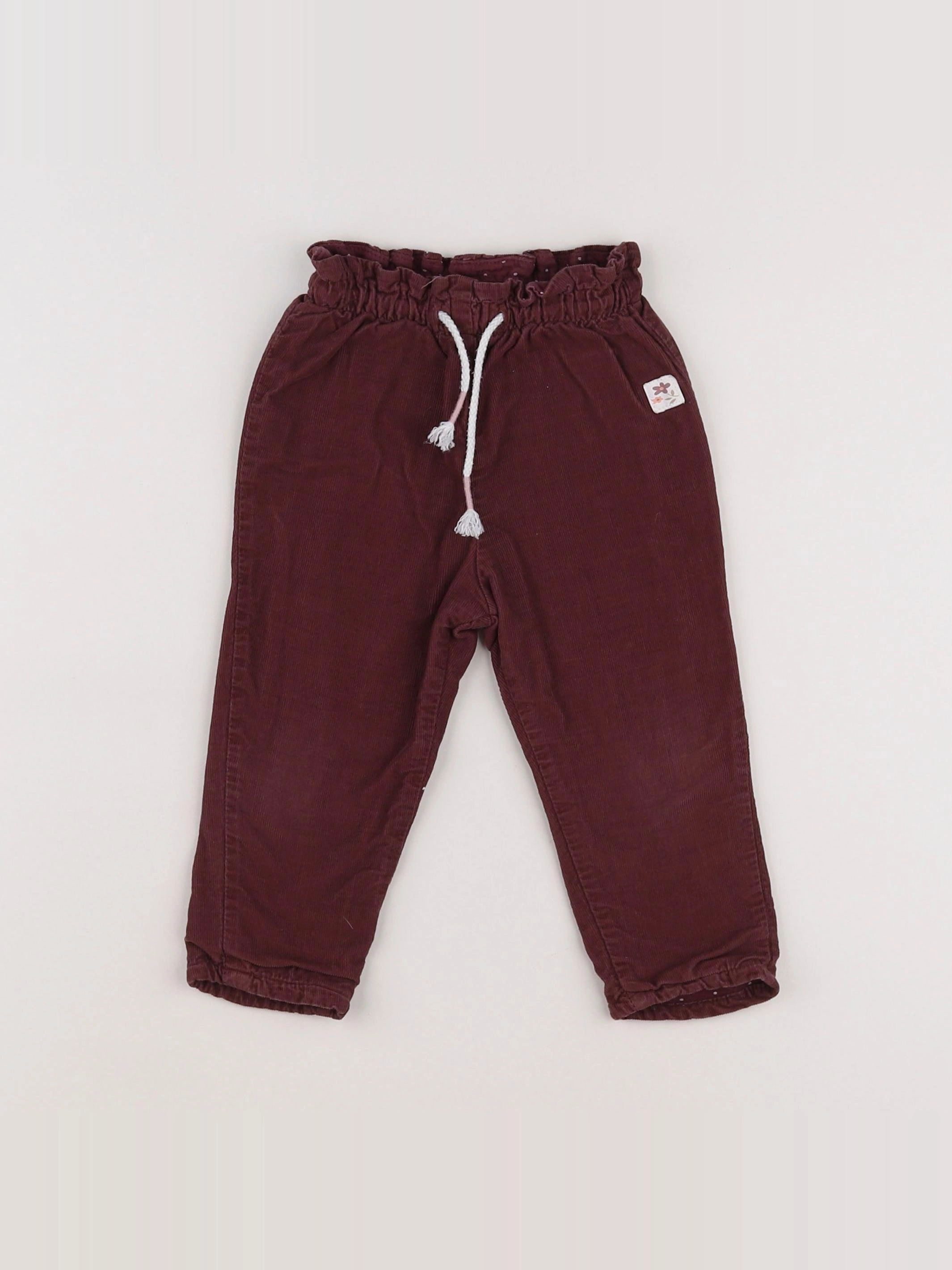 H&M - pantalon violet - 12 mois