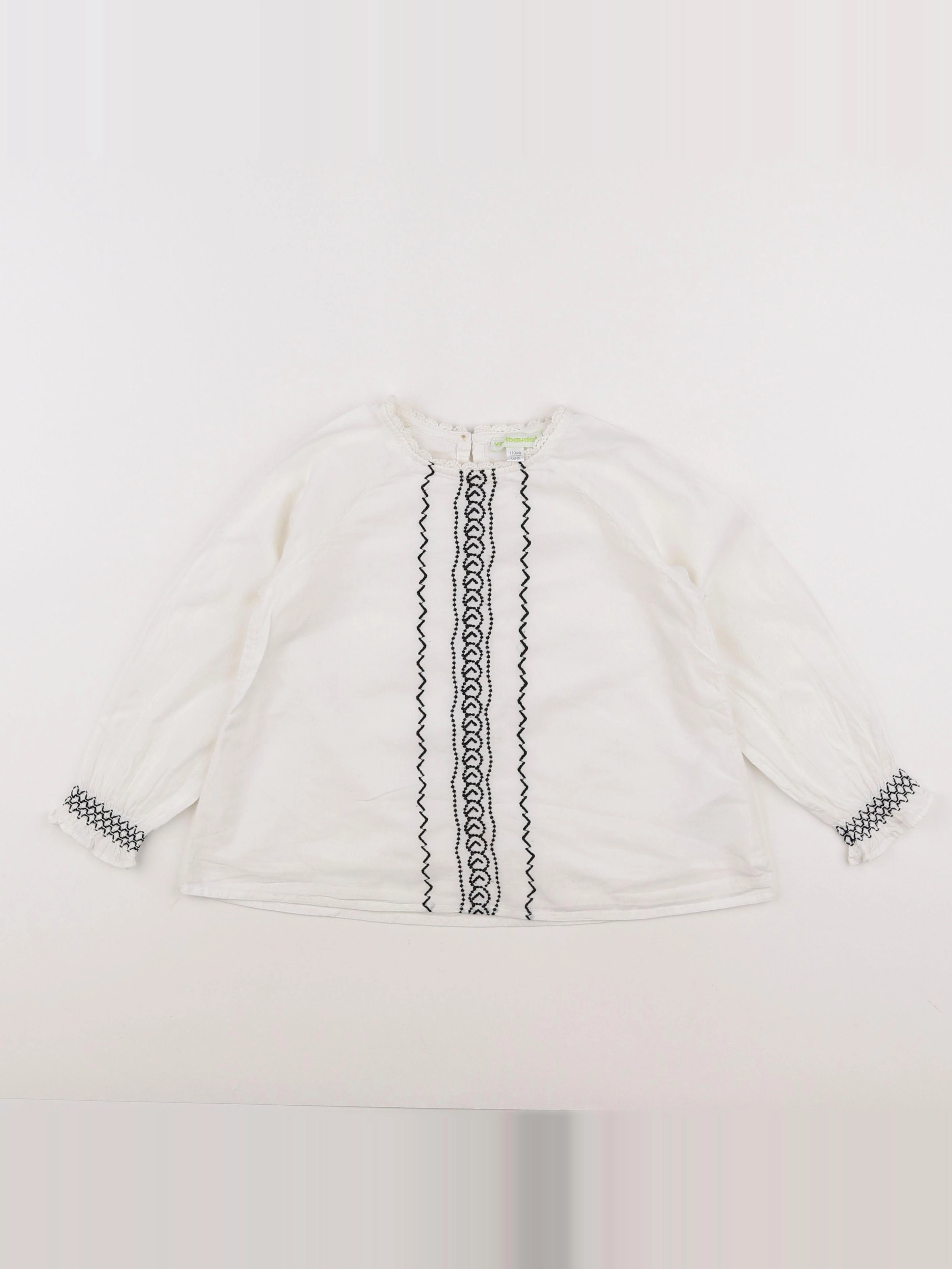 Vertbaudet - blouse blanc - 5 ans