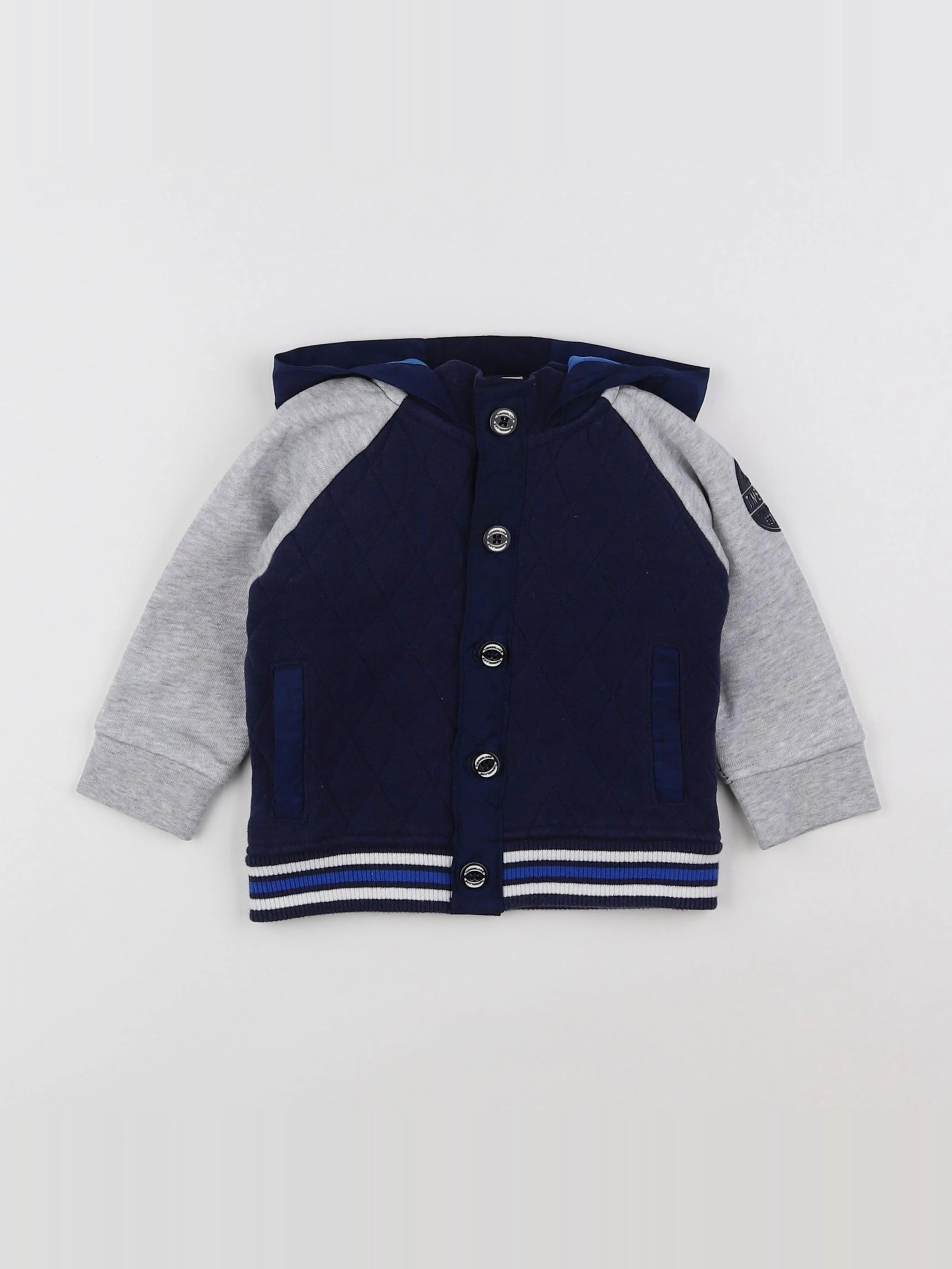 Timberland - sweat bleu - 12 mois