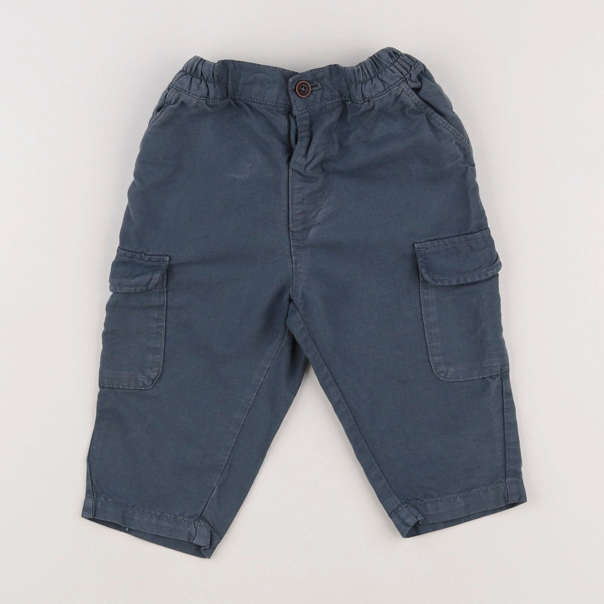 Zara - pantalon bleu - 12 mois