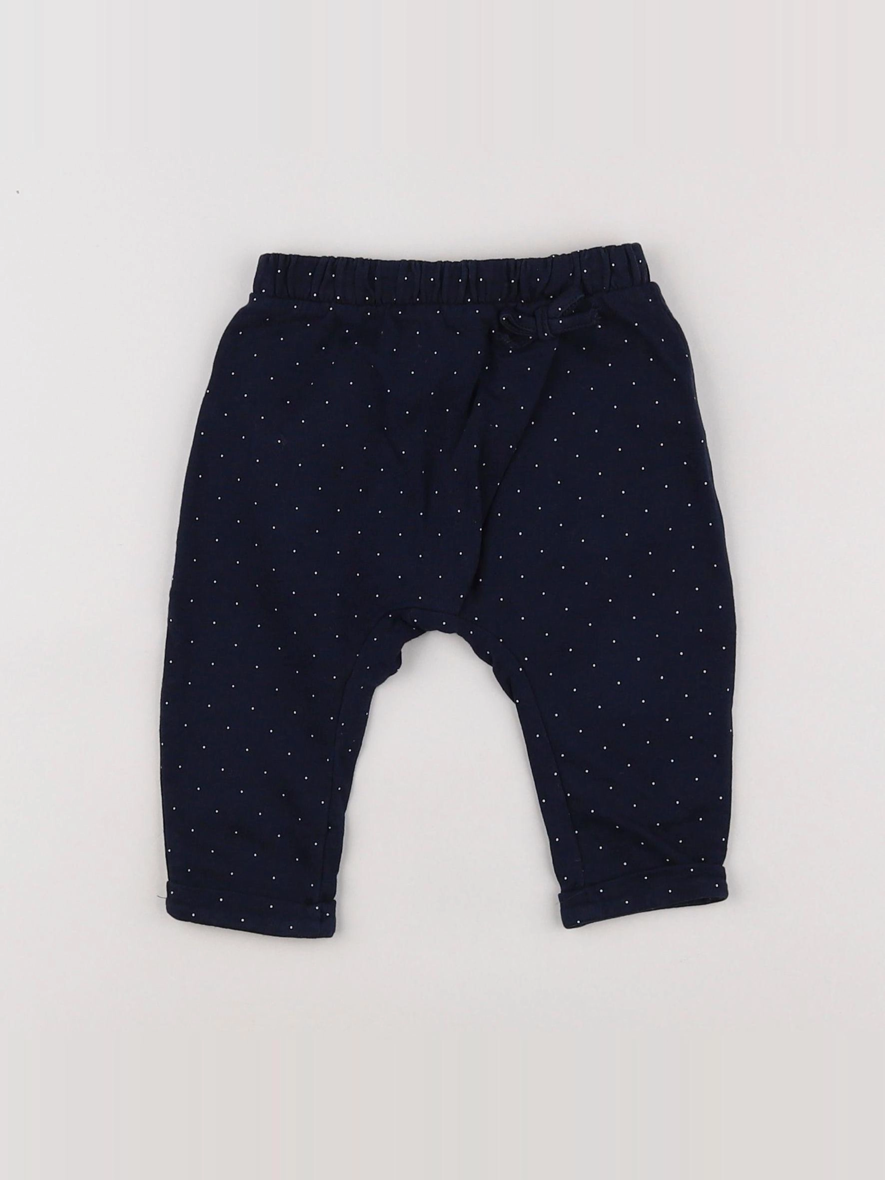 Vertbaudet - jogging bleu - 6 mois