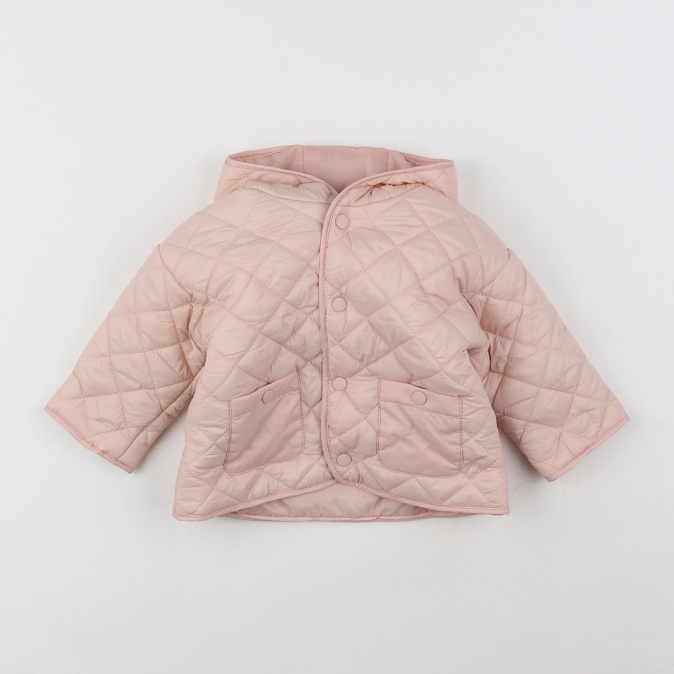 Vertbaudet - doudoune rose - 6 mois