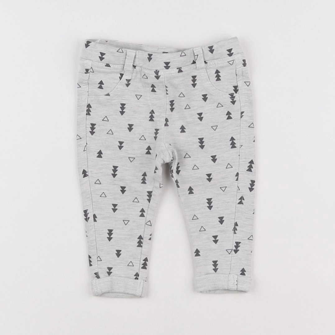 Tape à l'oeil - jegging gris - 9 mois