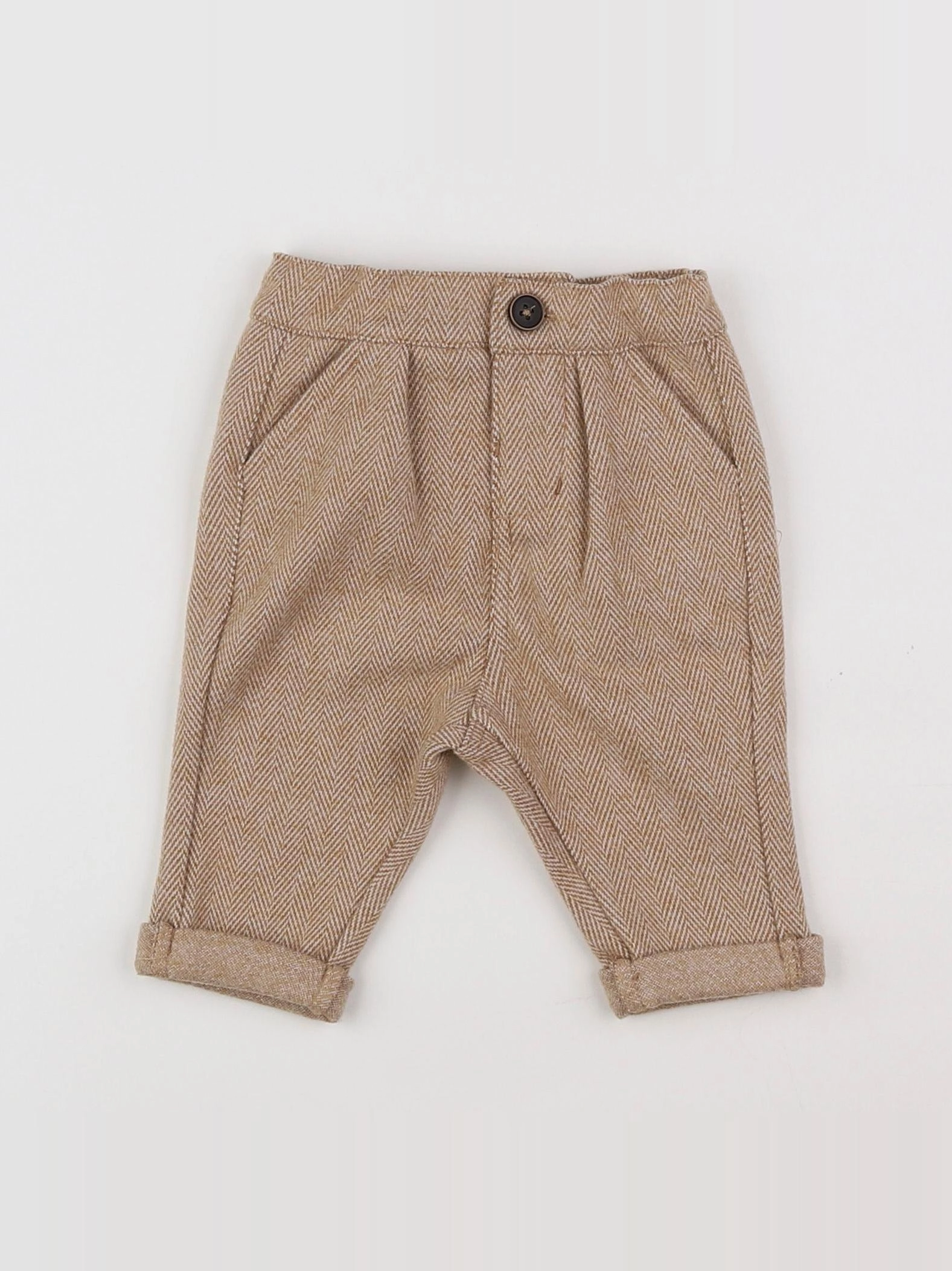 Tape à l'oeil - pantalon beige - 3 mois
