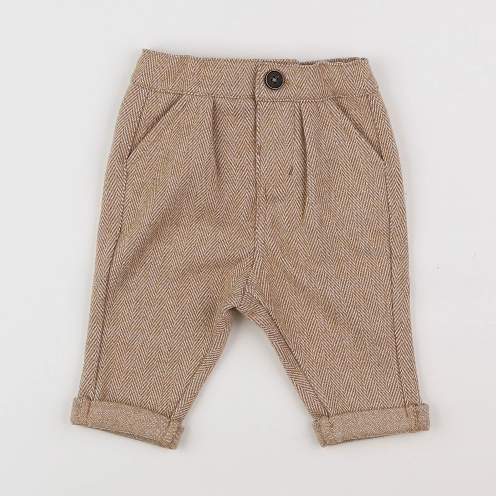 Tape à l'oeil - pantalon beige - 3 mois