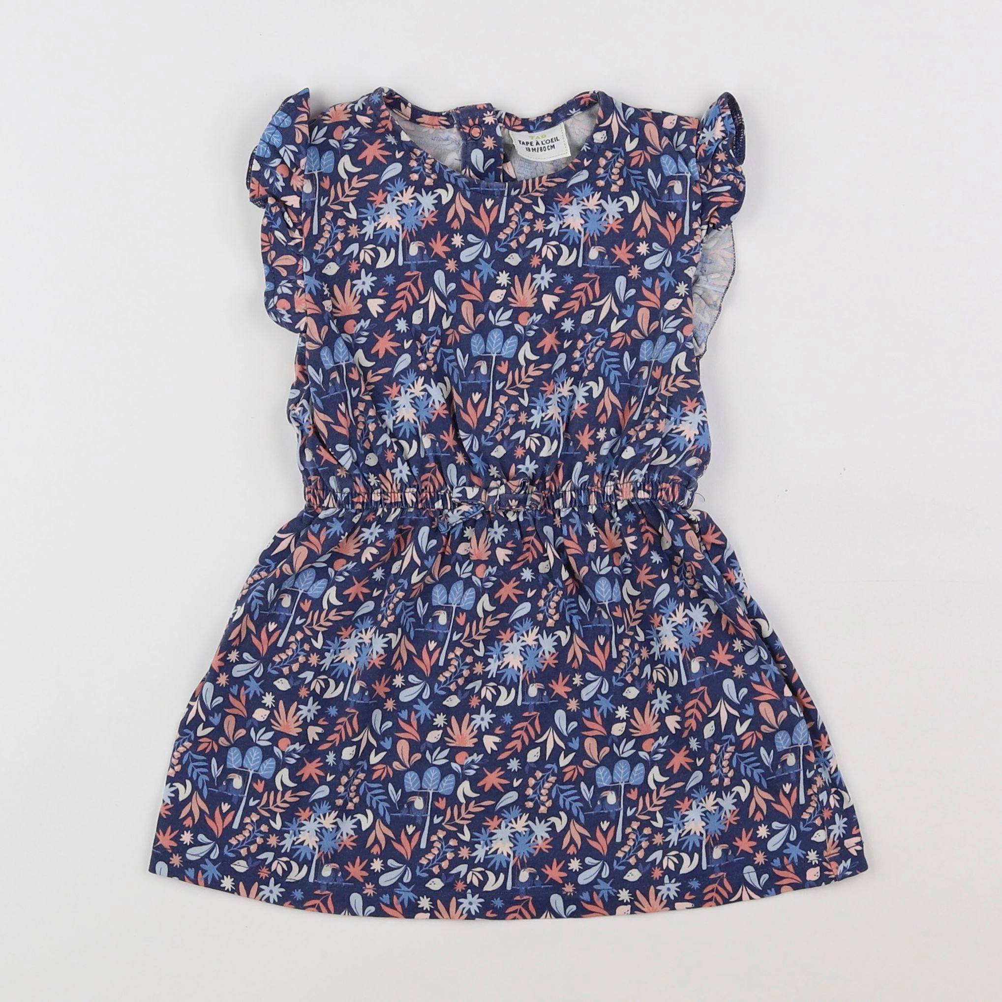 Tape à l'oeil - robe multicolore - 18 mois