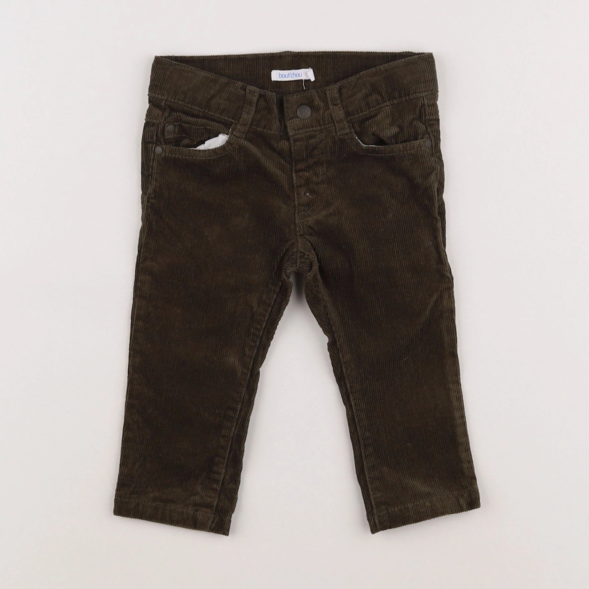 Boutchou - pantalon vert - 9 mois