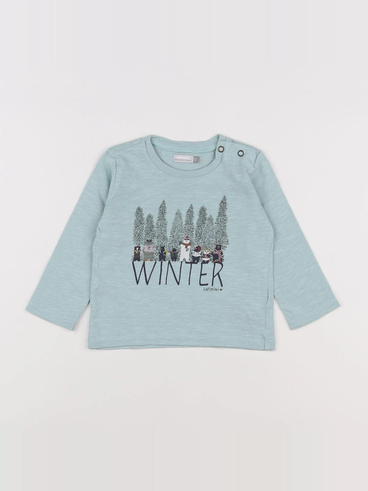 Catimini - tee-shirt vert - 18 mois