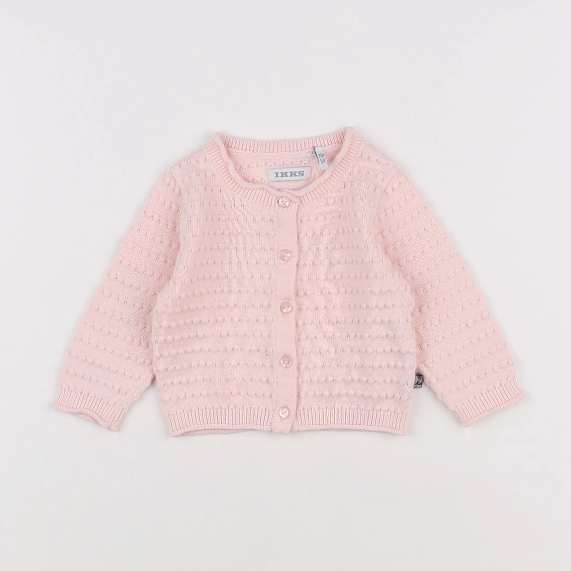 IKKS - gilet rose - 3 mois