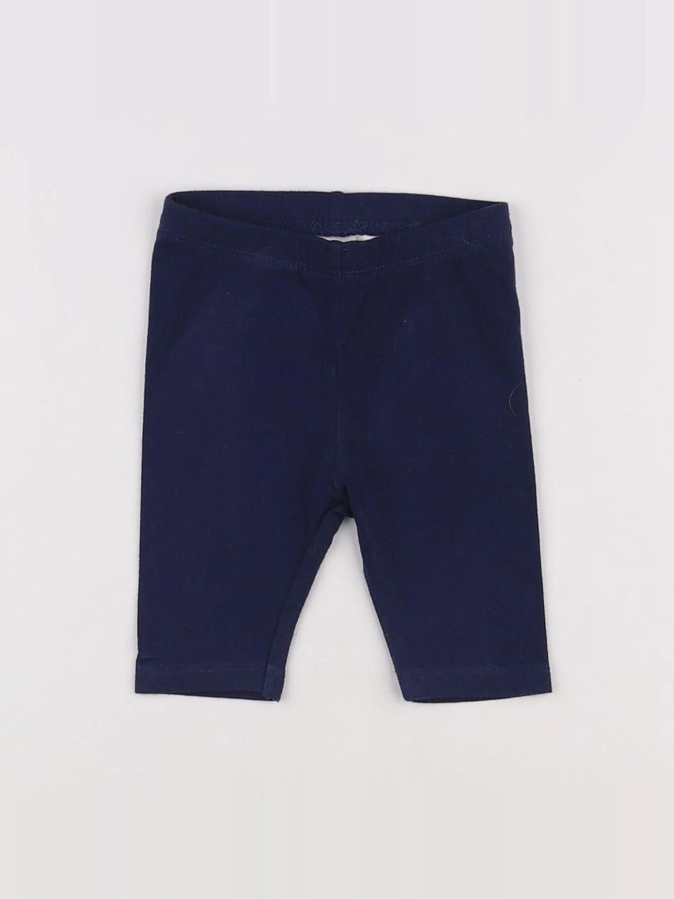 H&M - legging bleu - 3/6 mois