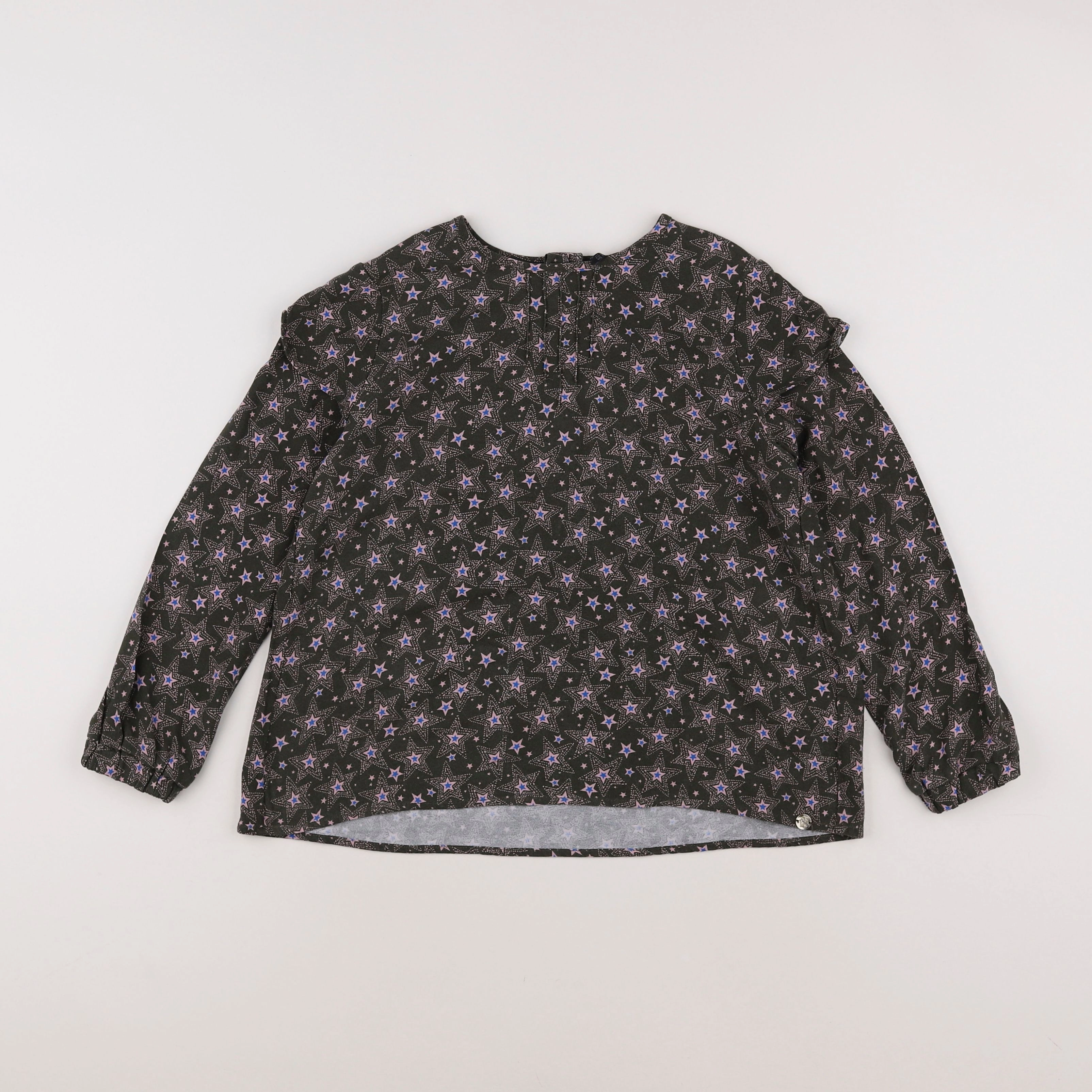 IKKS - blouse vert, rose - 8 ans