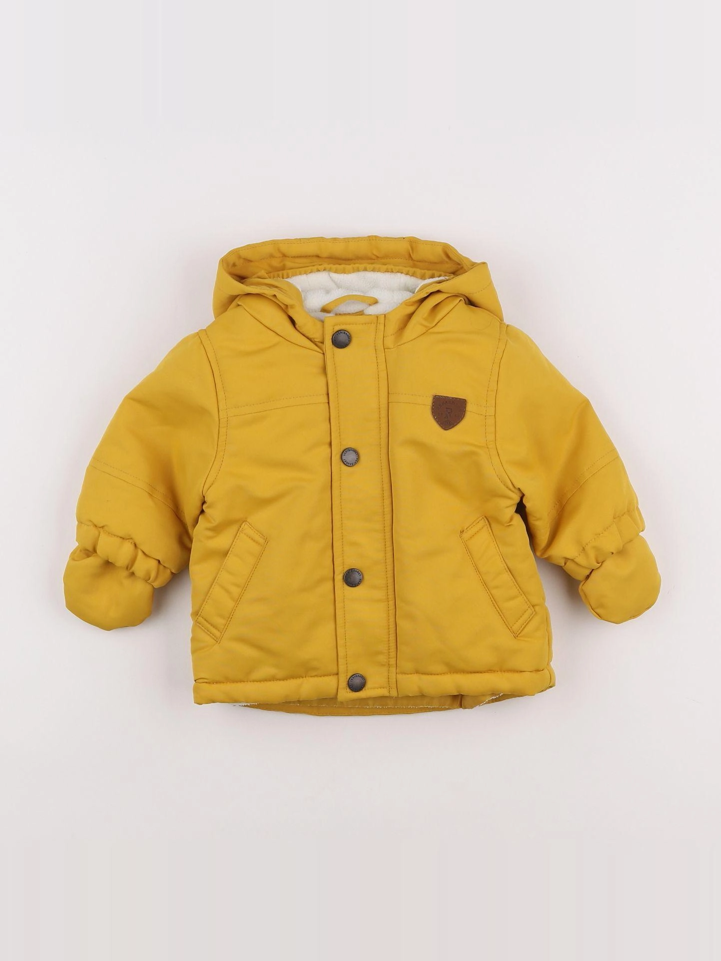 Vertbaudet - parka jaune - 3 mois