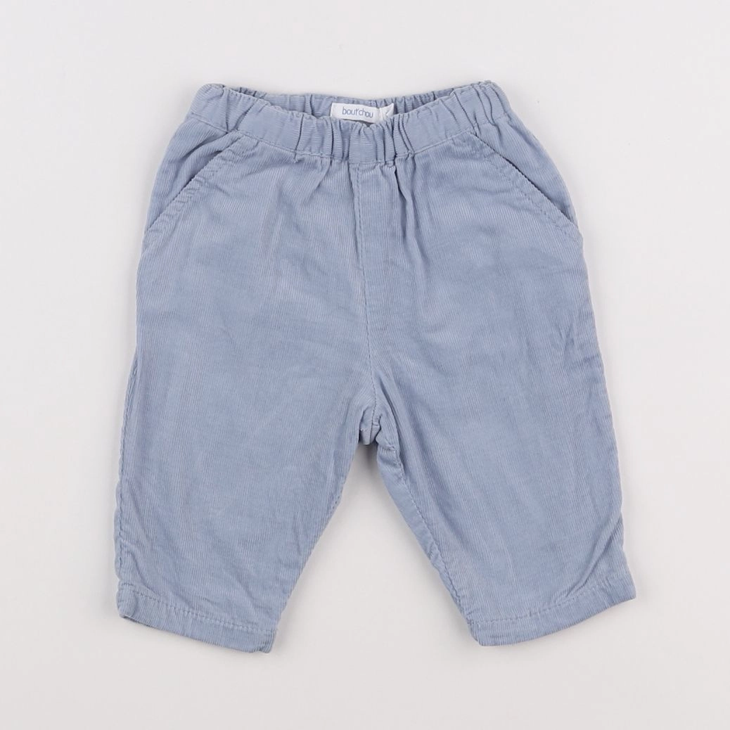 Boutchou - pantalon bleu - 1 mois