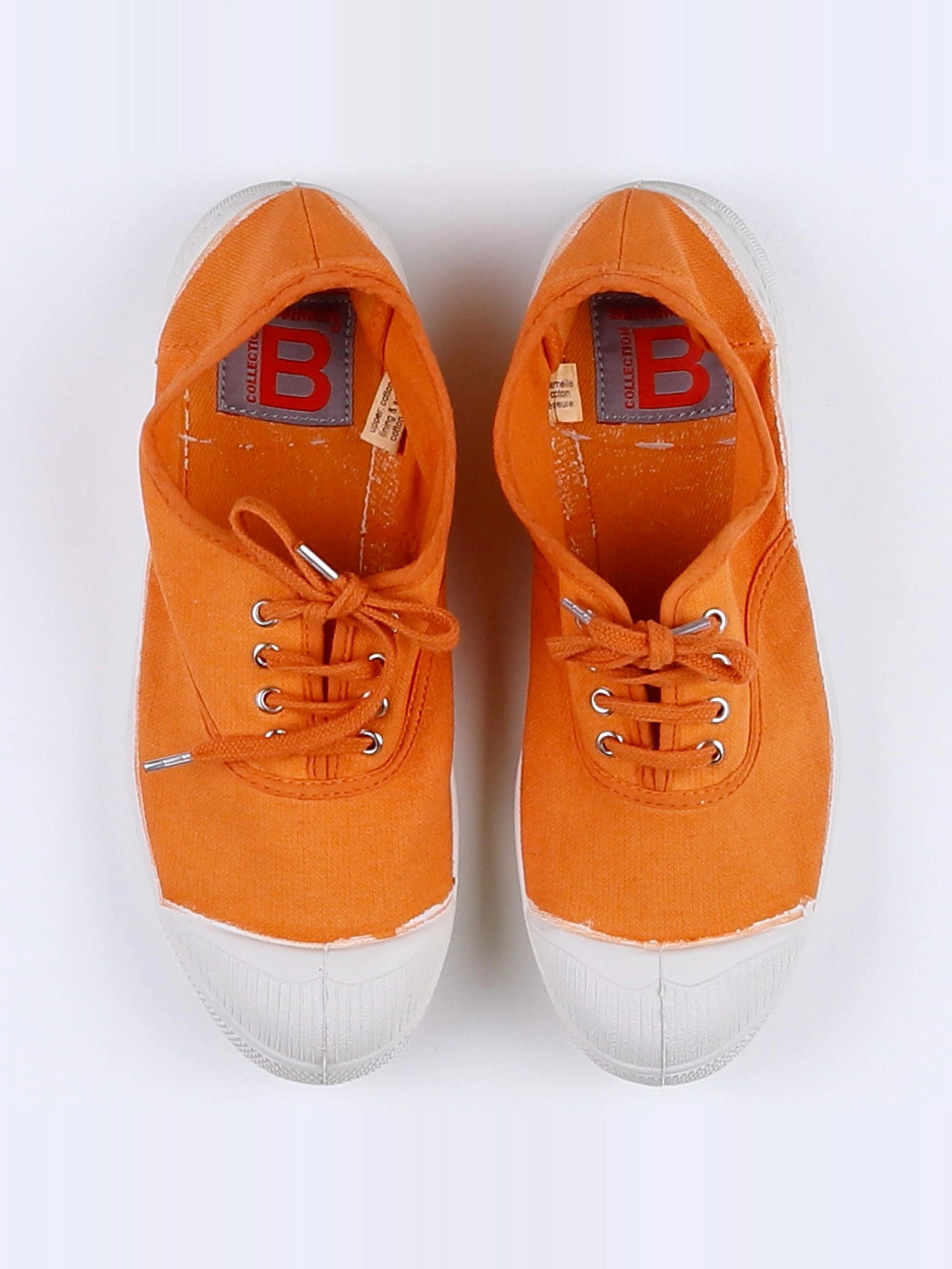 Bensimon - tennis à lacets orange CORAIL - pointure 34