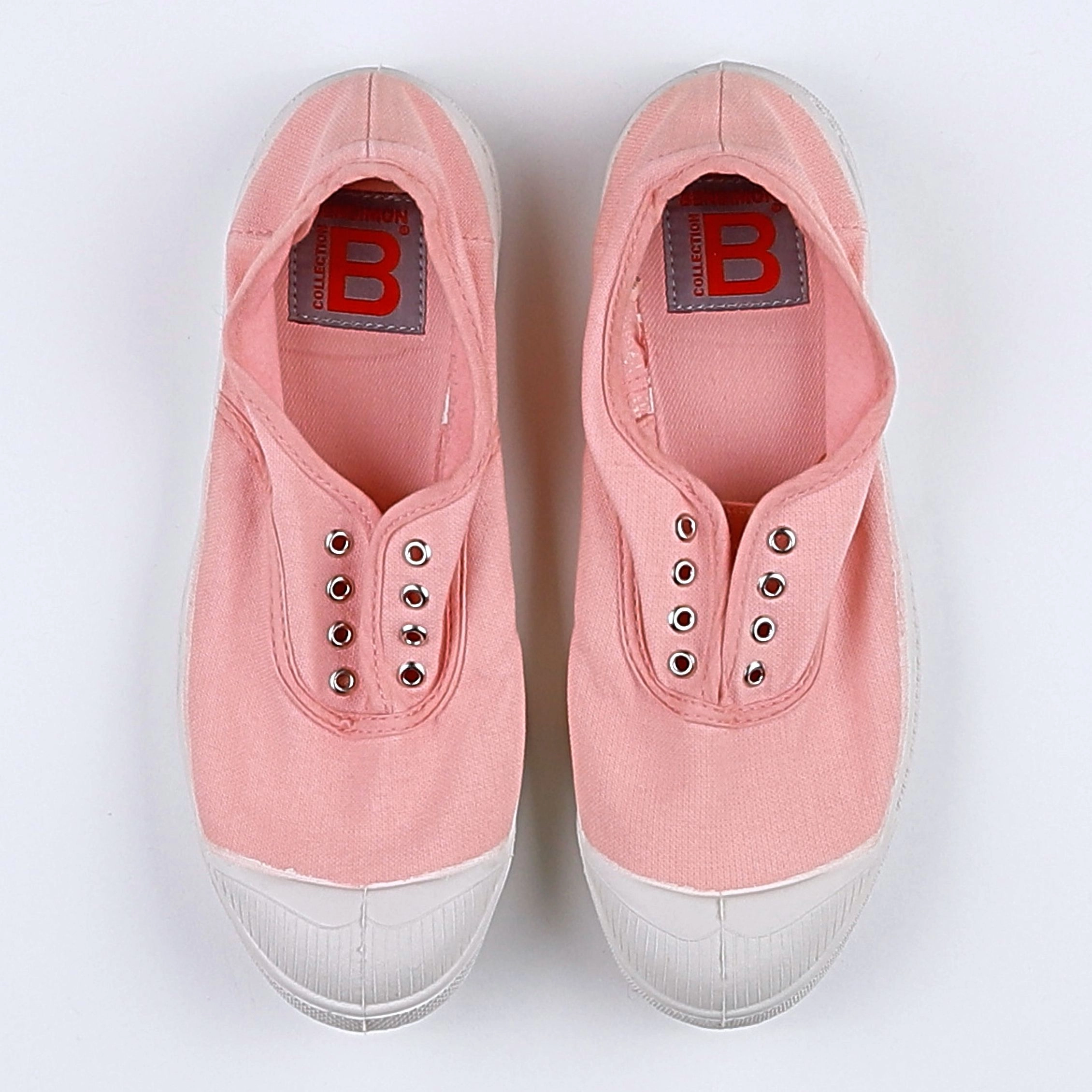 Bensimon - tennis elly élastiqué ROSE PALE - pointure 34