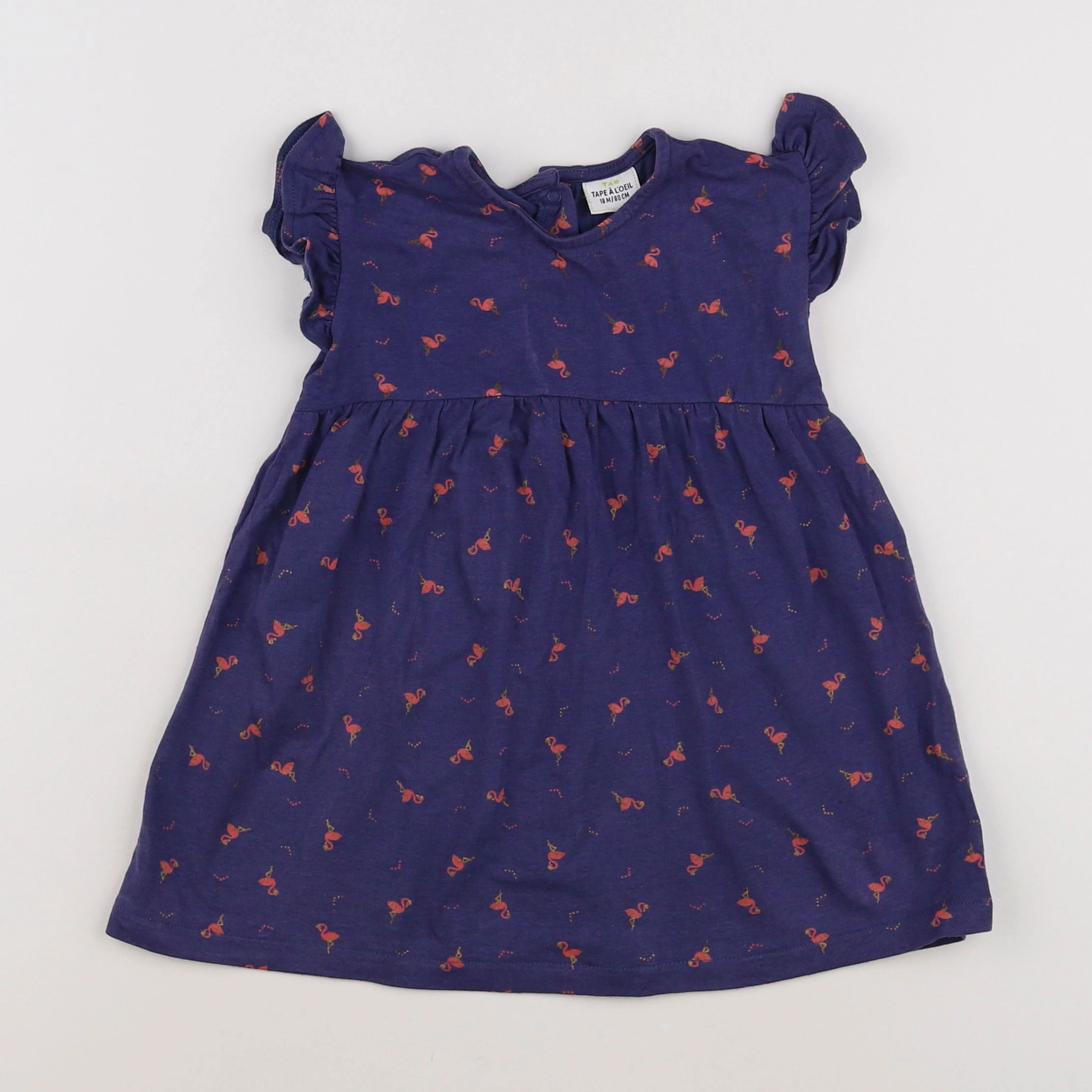 Tape à l'oeil - robe bleu - 18 mois