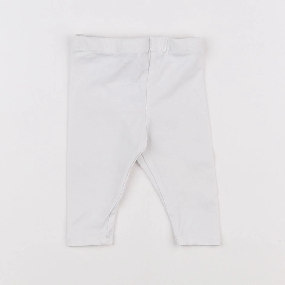 Vertbaudet - legging blanc - 3 mois