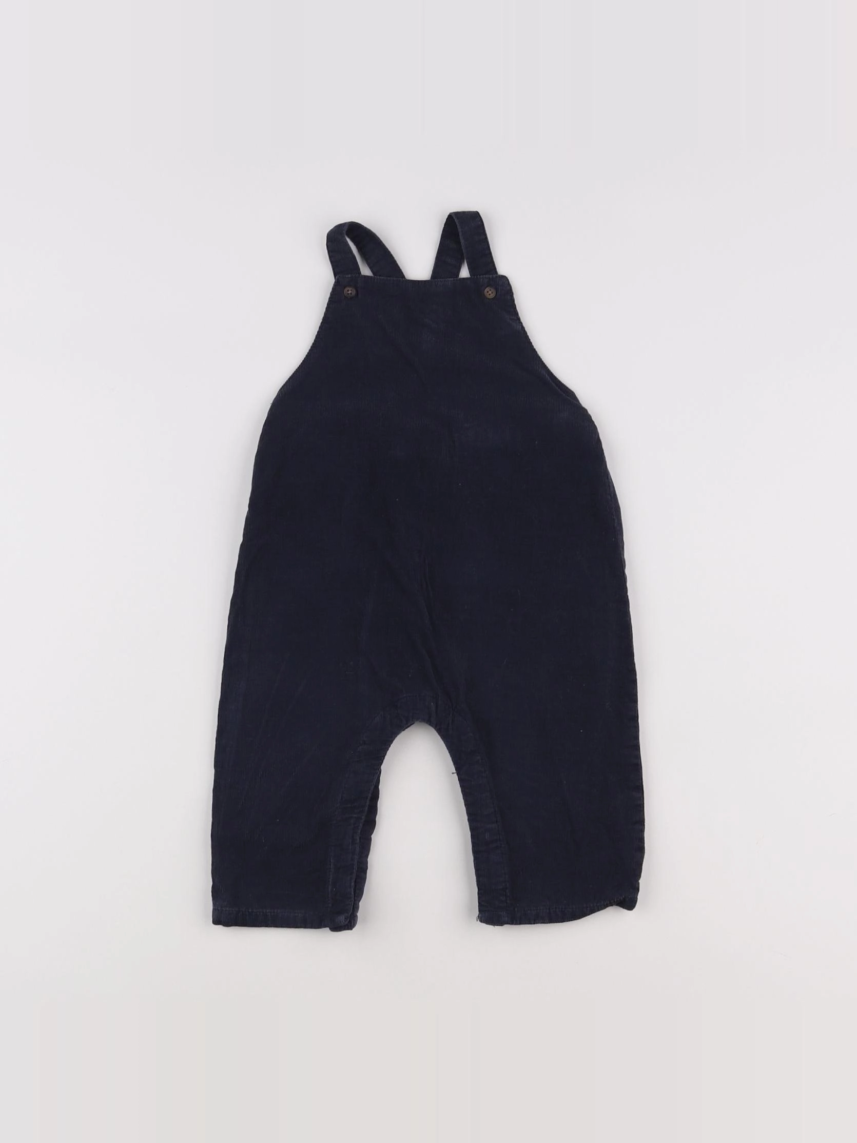 Boutchou - salopette doublé bleu - 6 mois