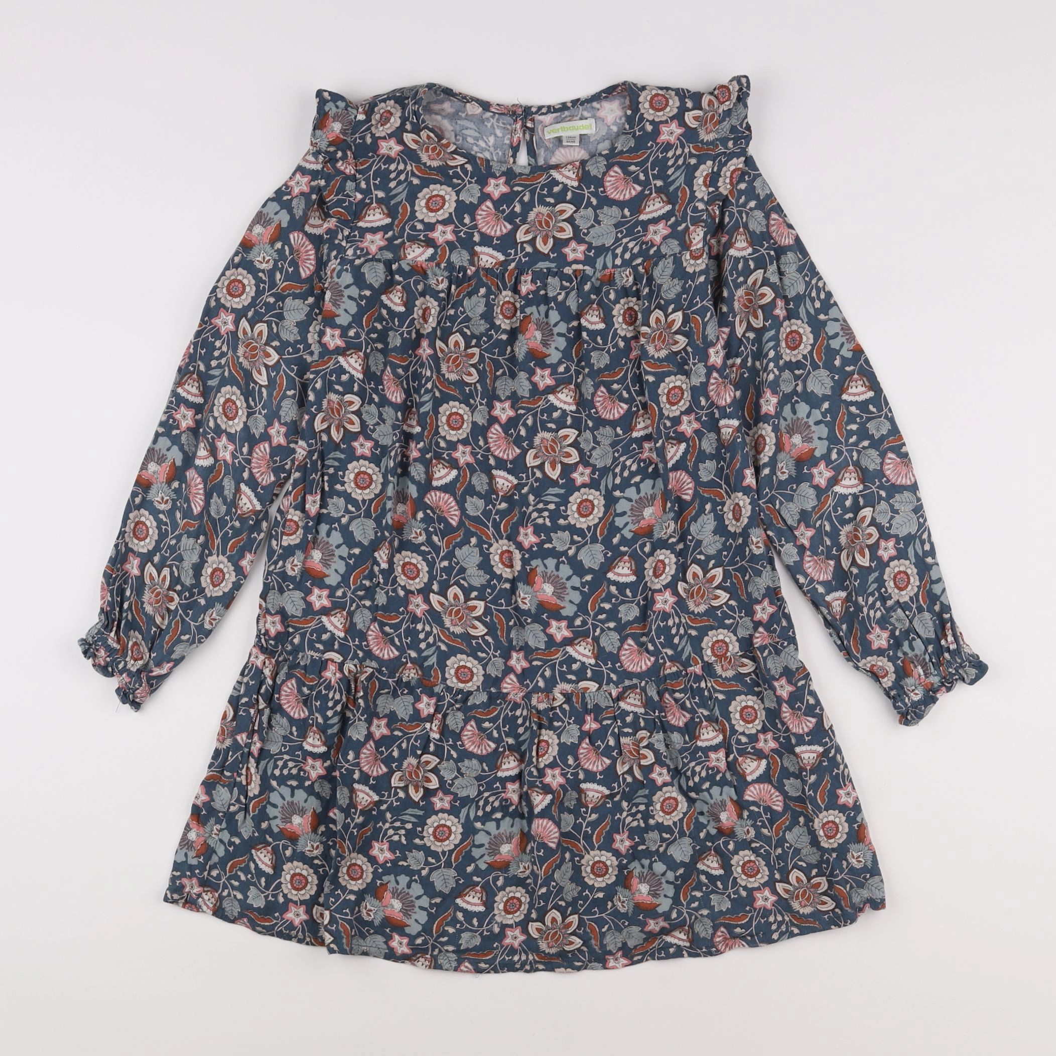 Vertbaudet - robe bleu - 9 ans