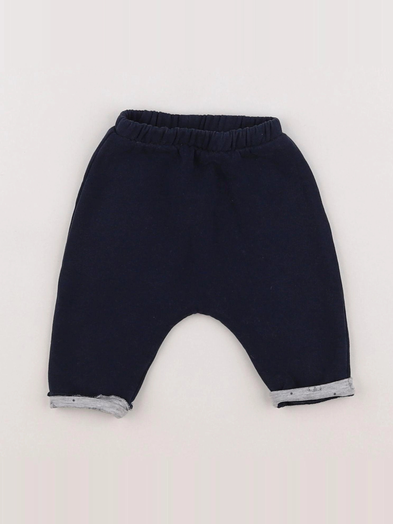 Vertbaudet - jogging bleu - 1 mois