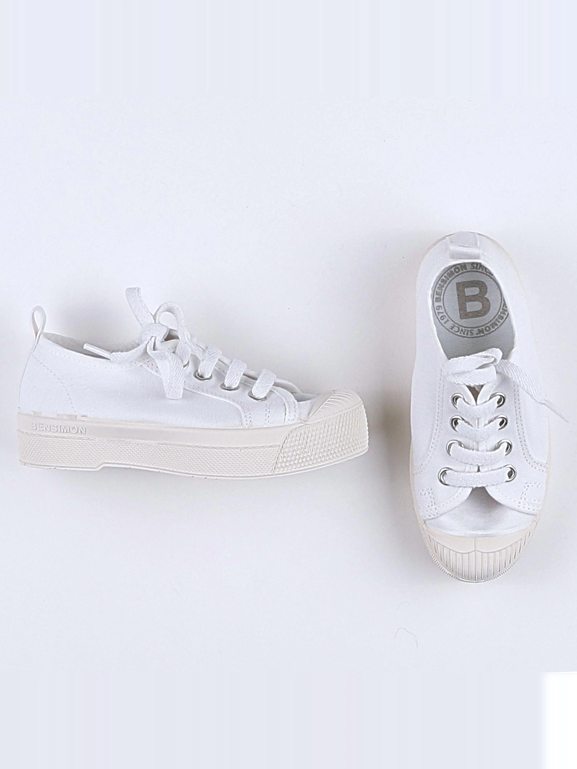 Bensimon - tennis à lacets romy BLANC - pointure 28