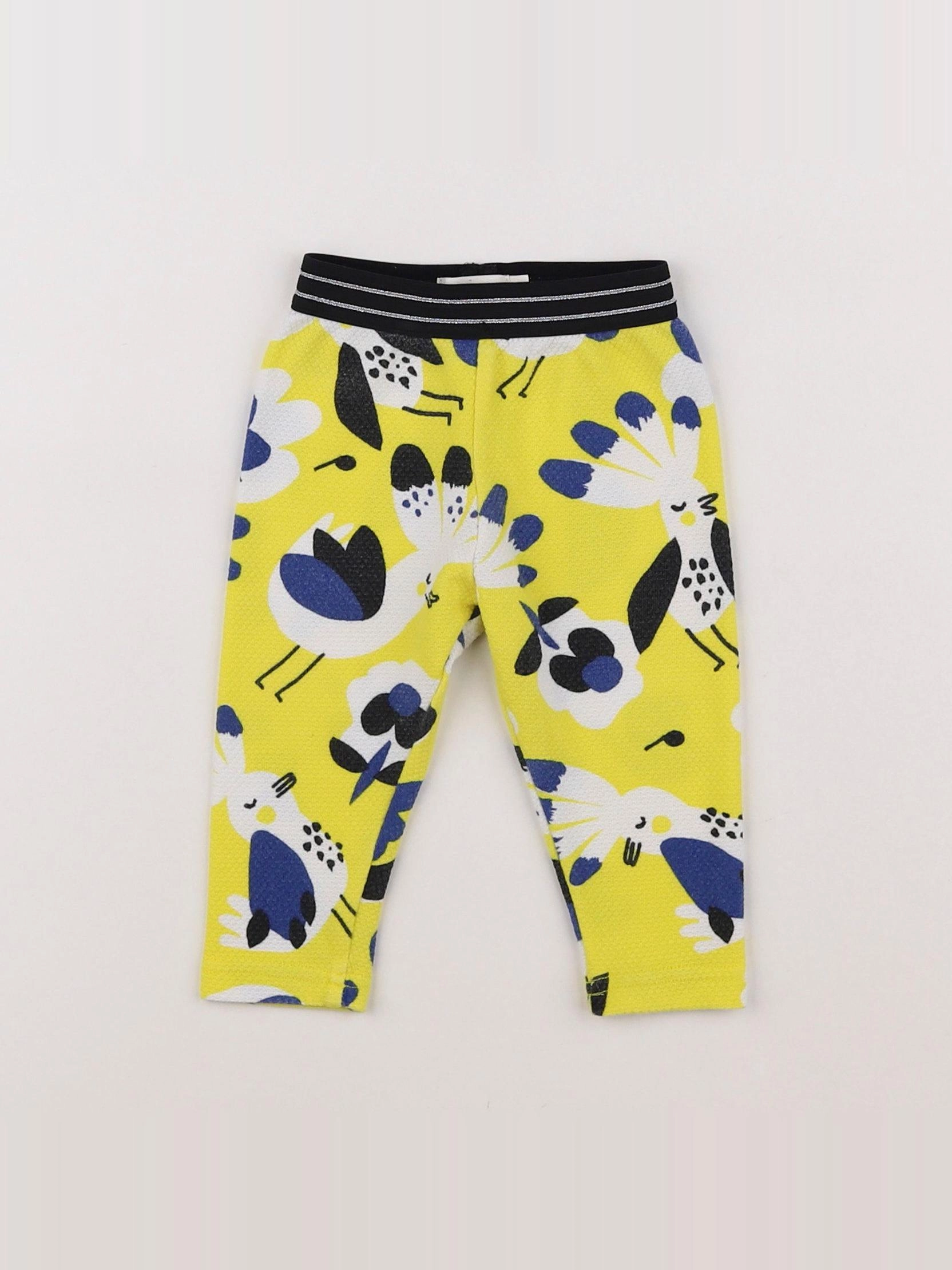 Catimini - legging jaune, bleu - 6 mois