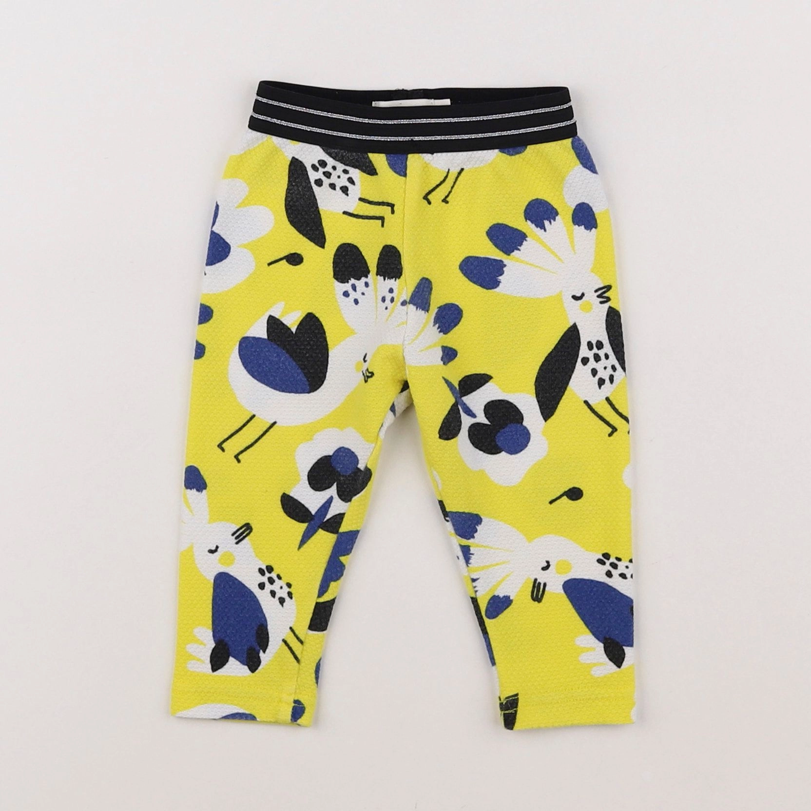 Catimini - legging jaune, bleu - 6 mois