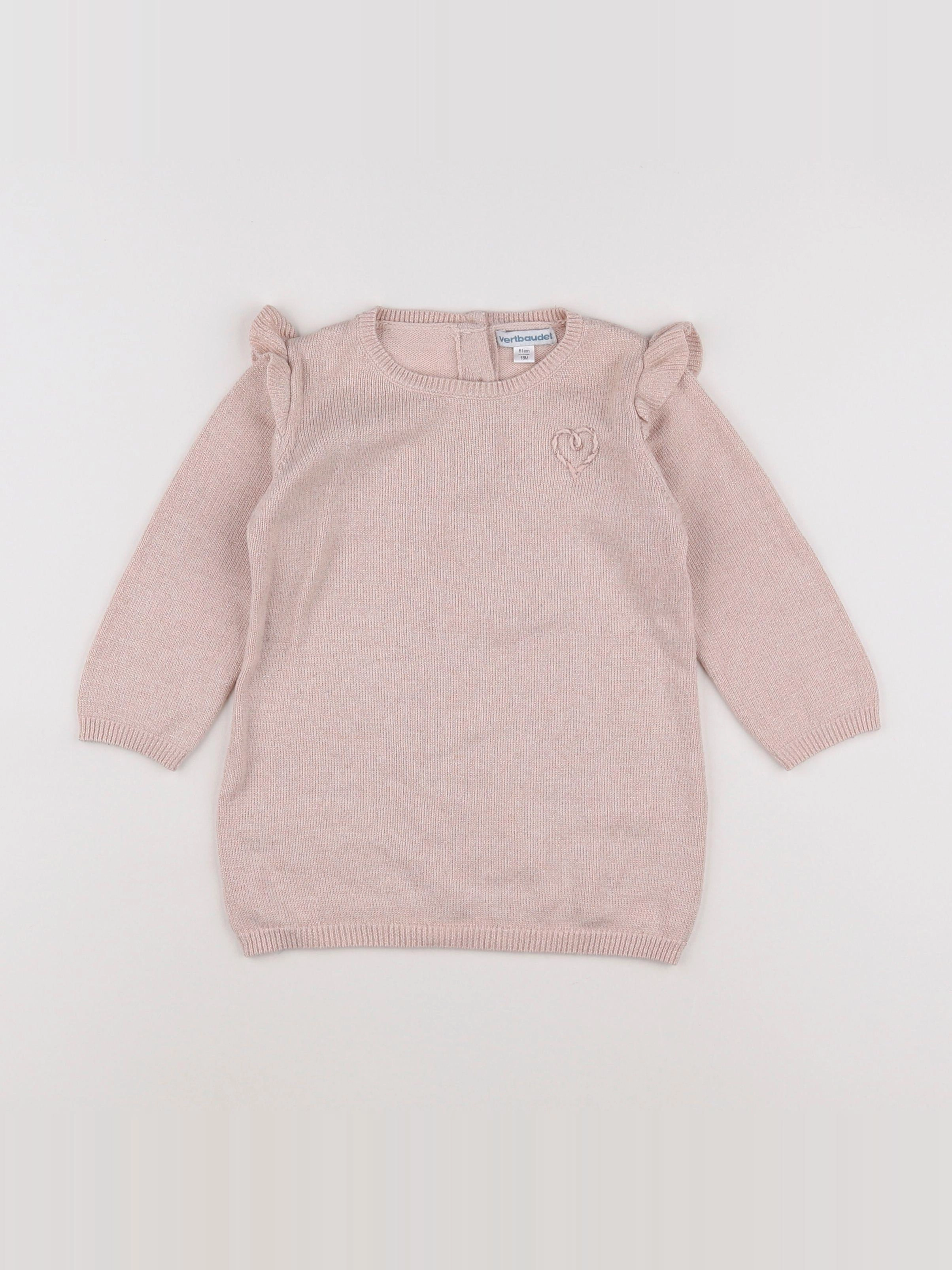 Vertbaudet - robe rose - 18 mois