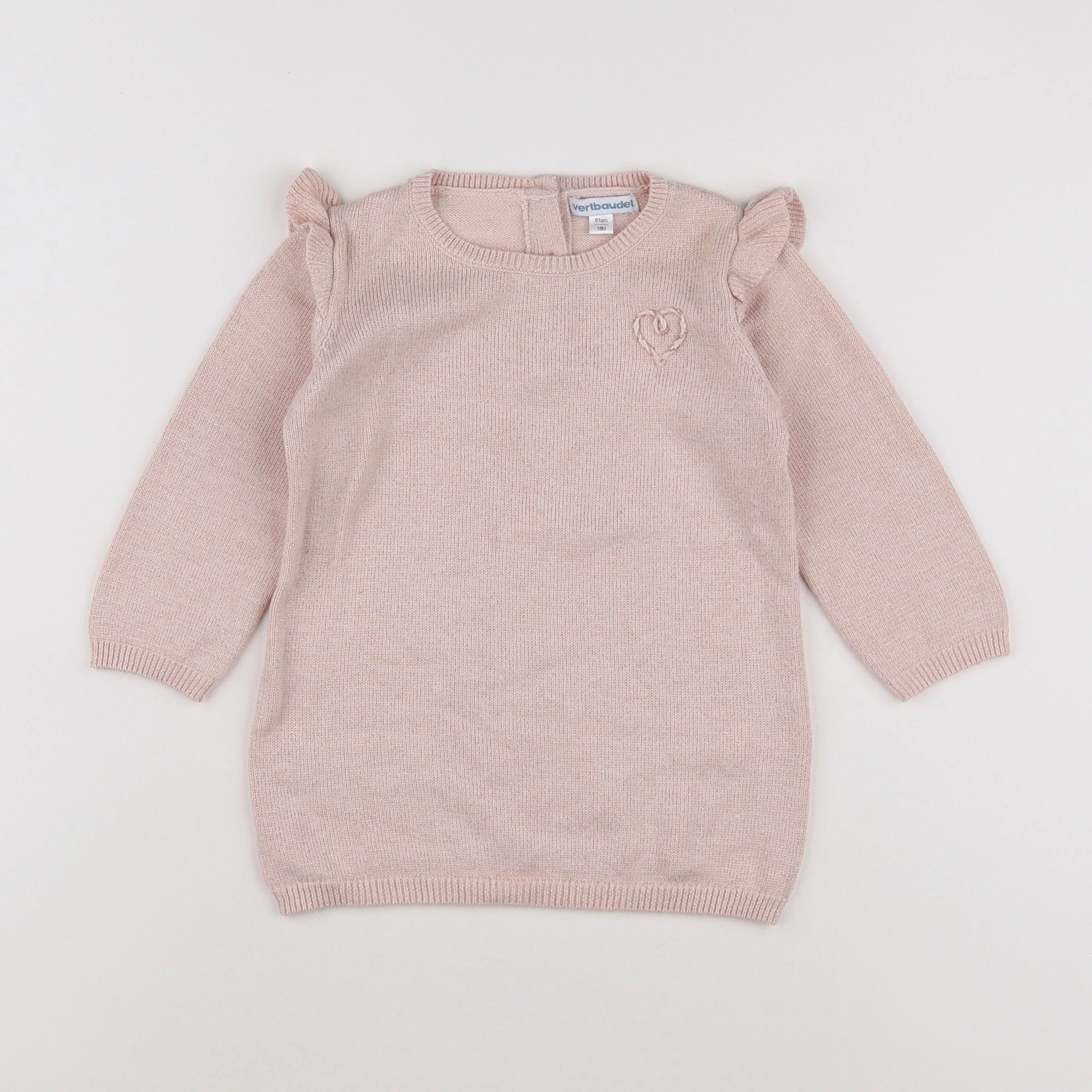 Vertbaudet - robe rose - 18 mois