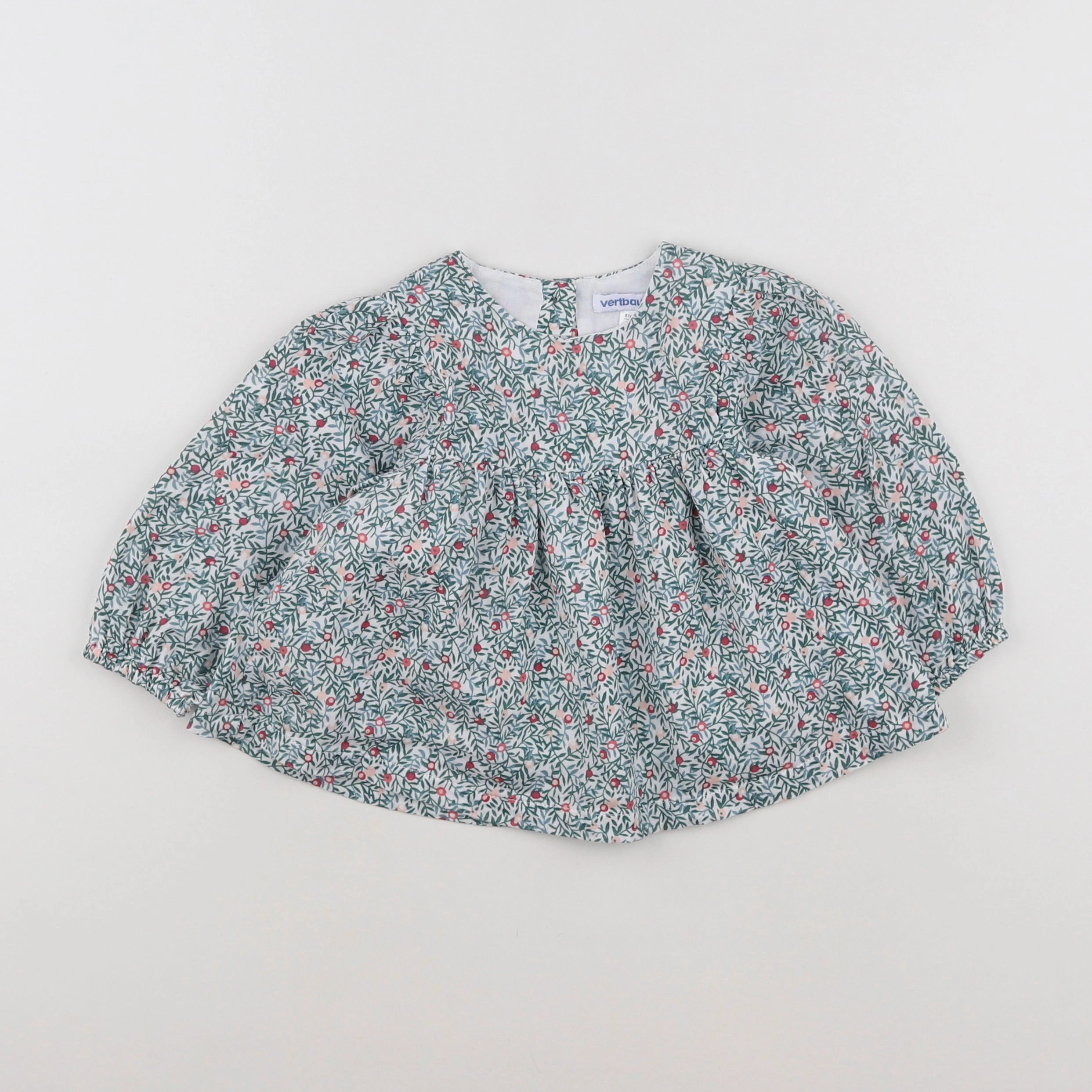 Vertbaudet - blouse multicolore - 18 mois