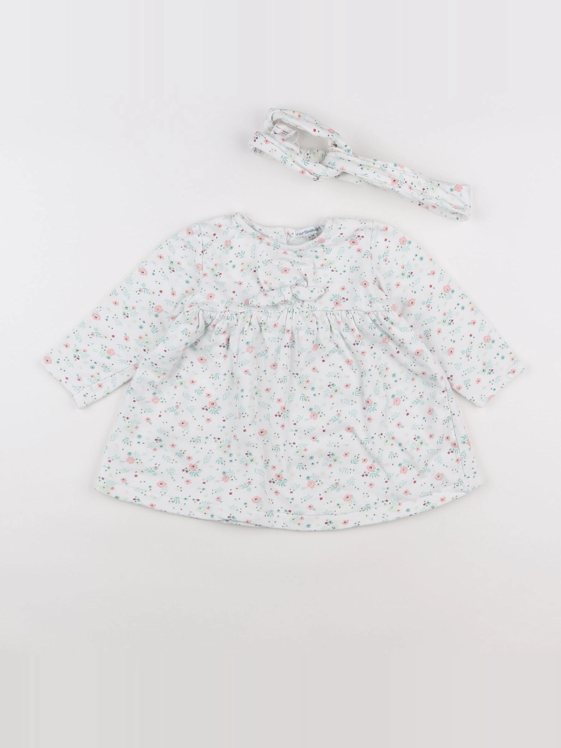 Vertbaudet - robe multicolore - 18 mois