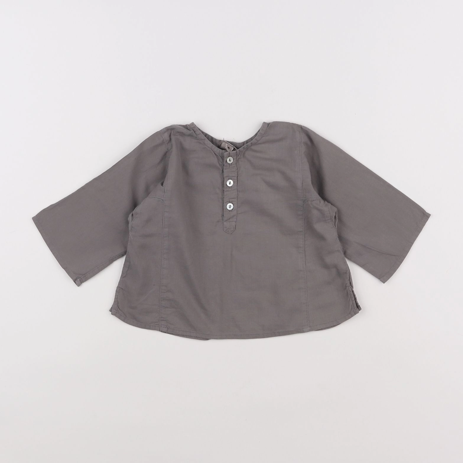 Bonton - blouse gris - 6 mois