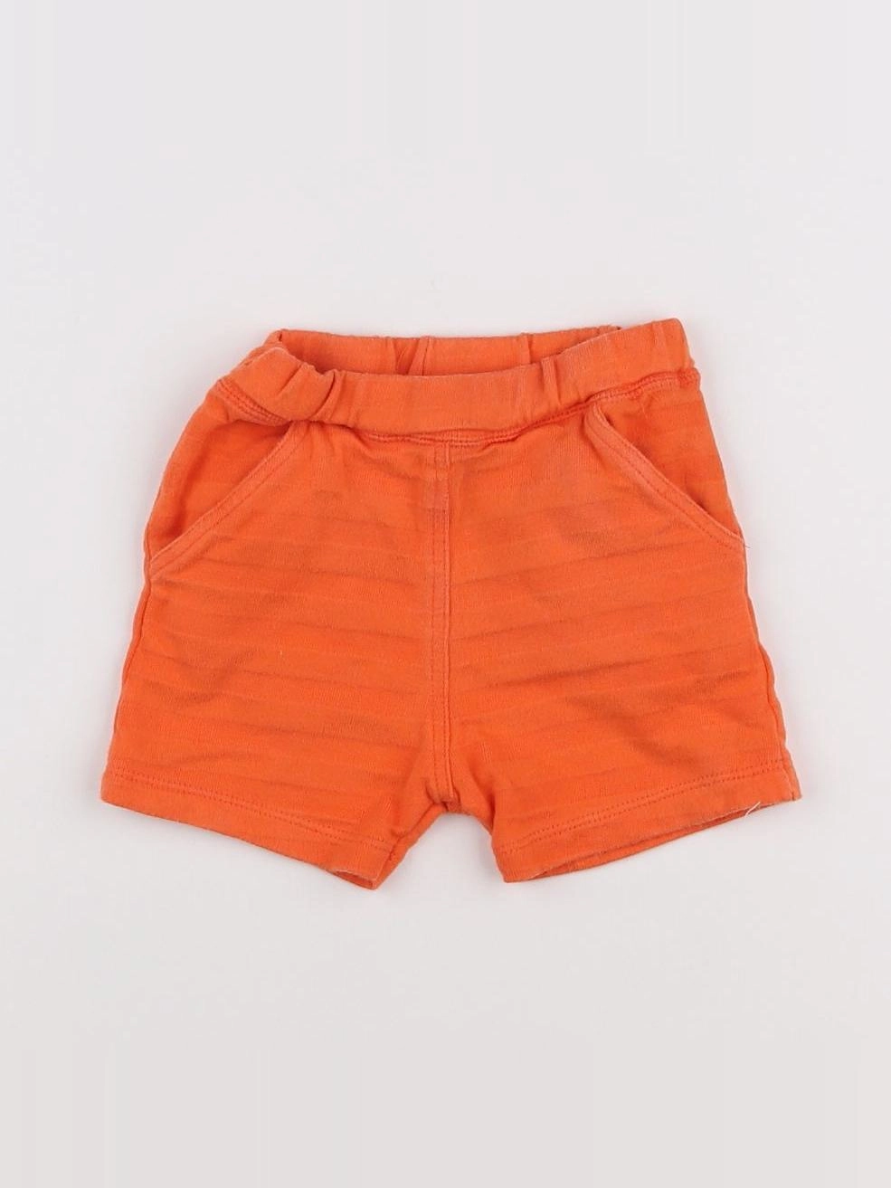 Petit Bateau - short orange - 6 mois
