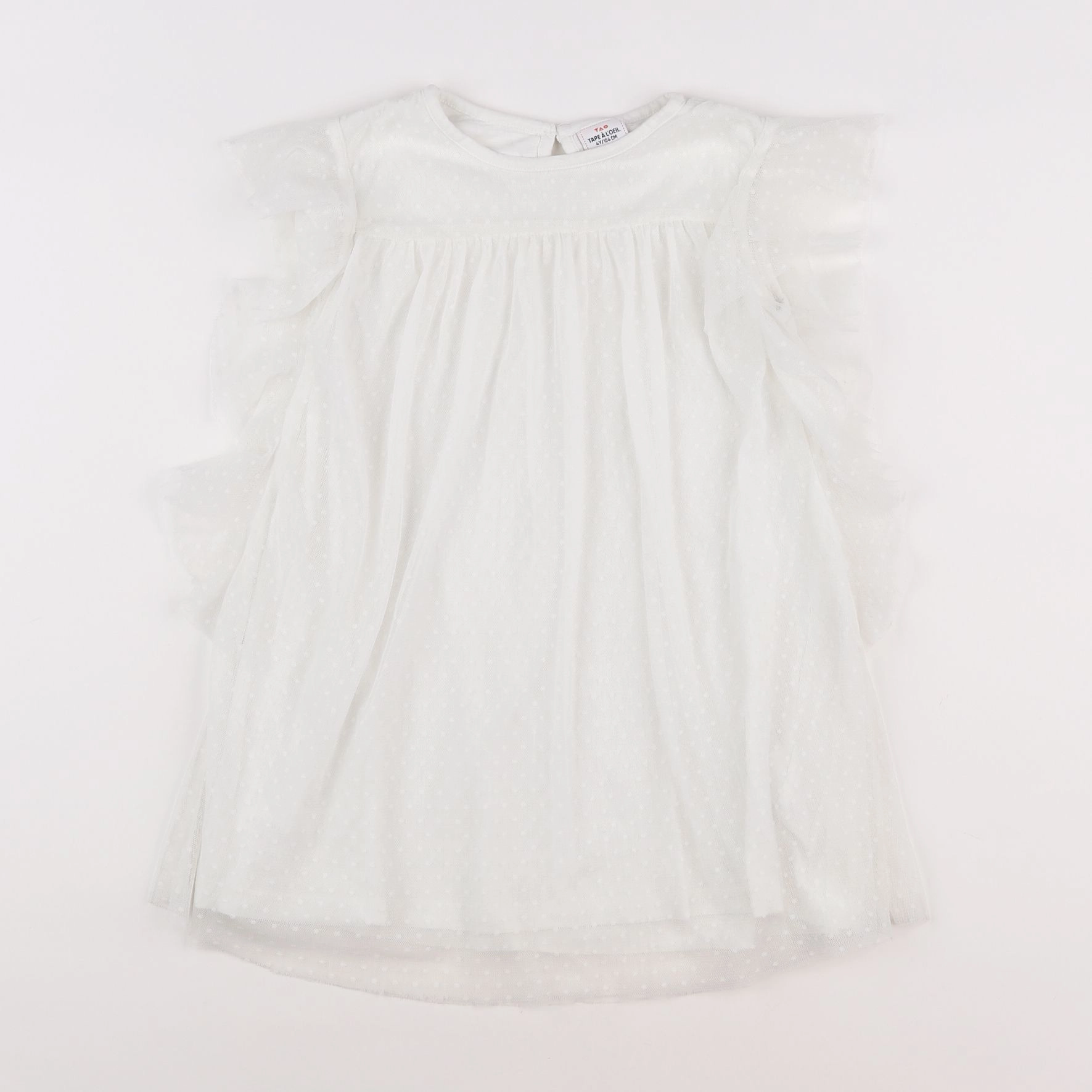 Tape à l'oeil - robe blanc - 4 ans