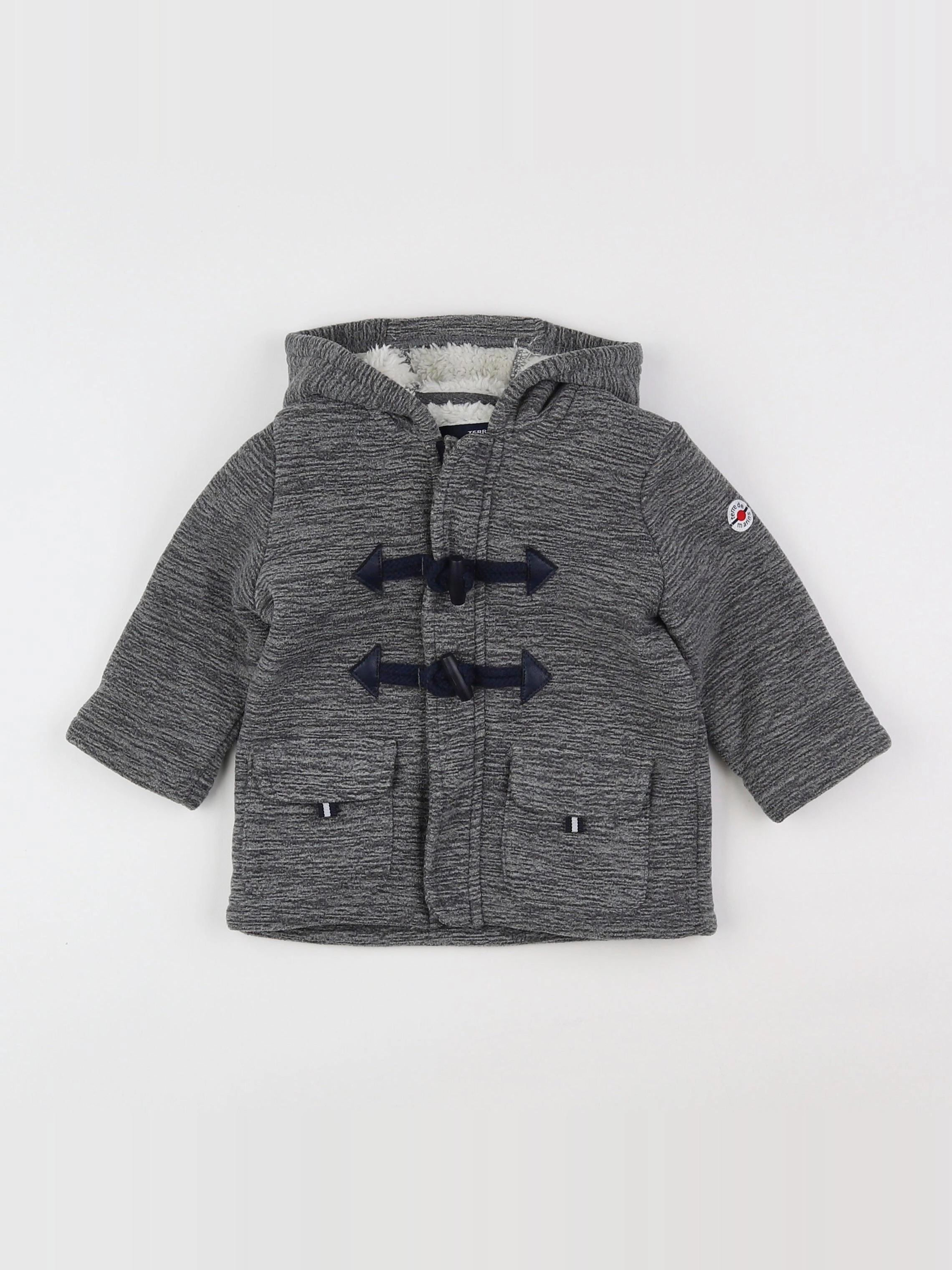 Terre de marins - veste gris - 6 mois
