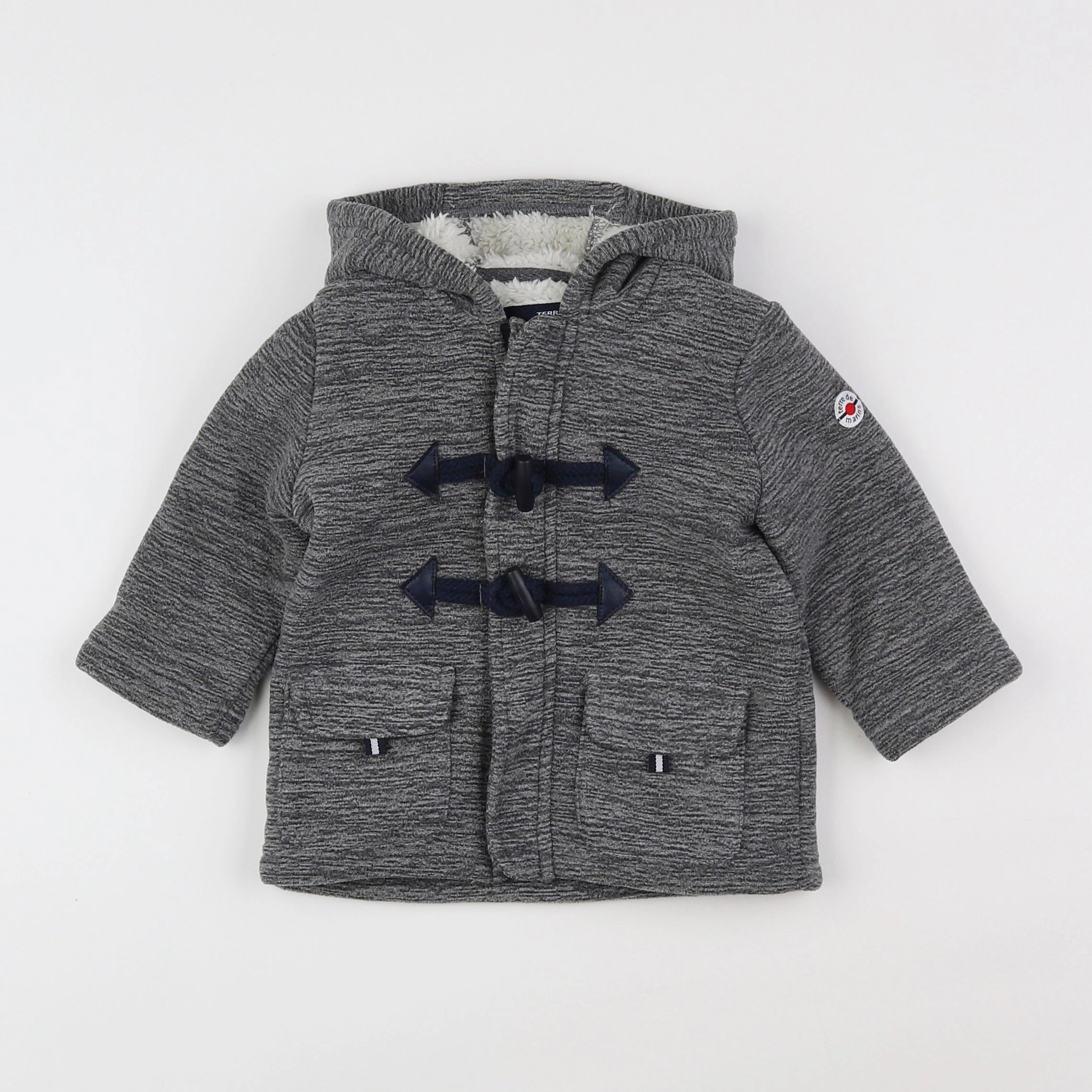 Terre de marins - veste gris - 6 mois