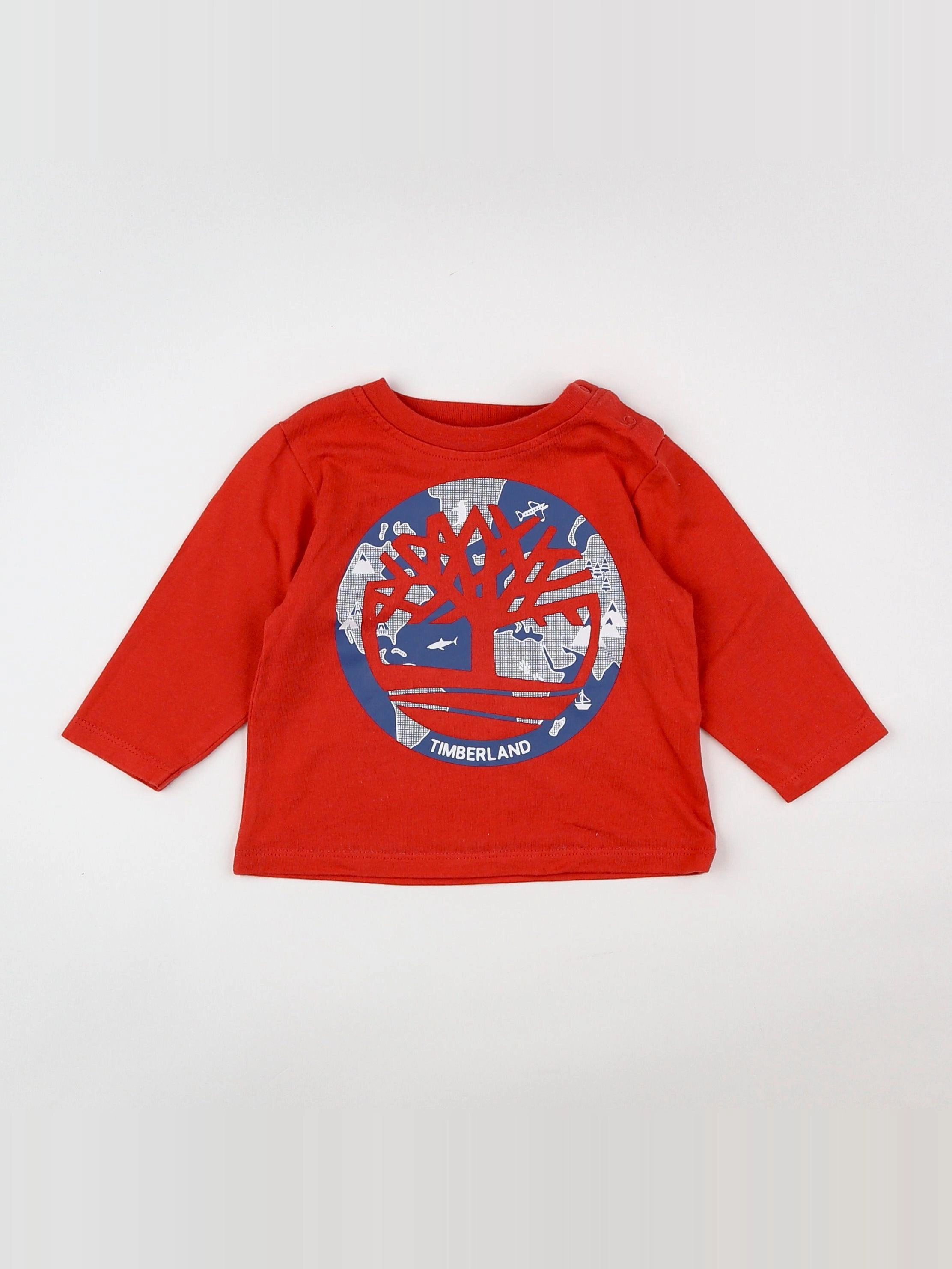 Timberland - tee-shirt rouge - 9 mois