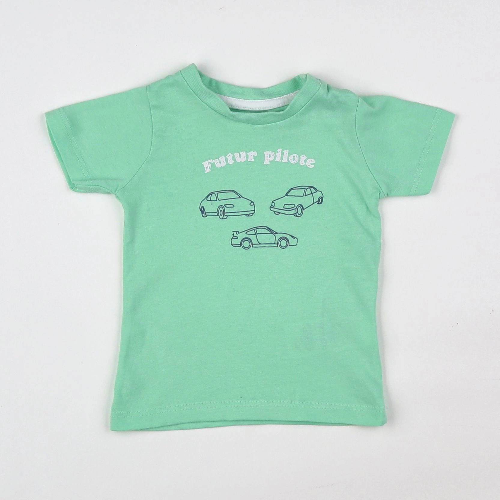 Vertbaudet - tee-shirt vert - 3 mois