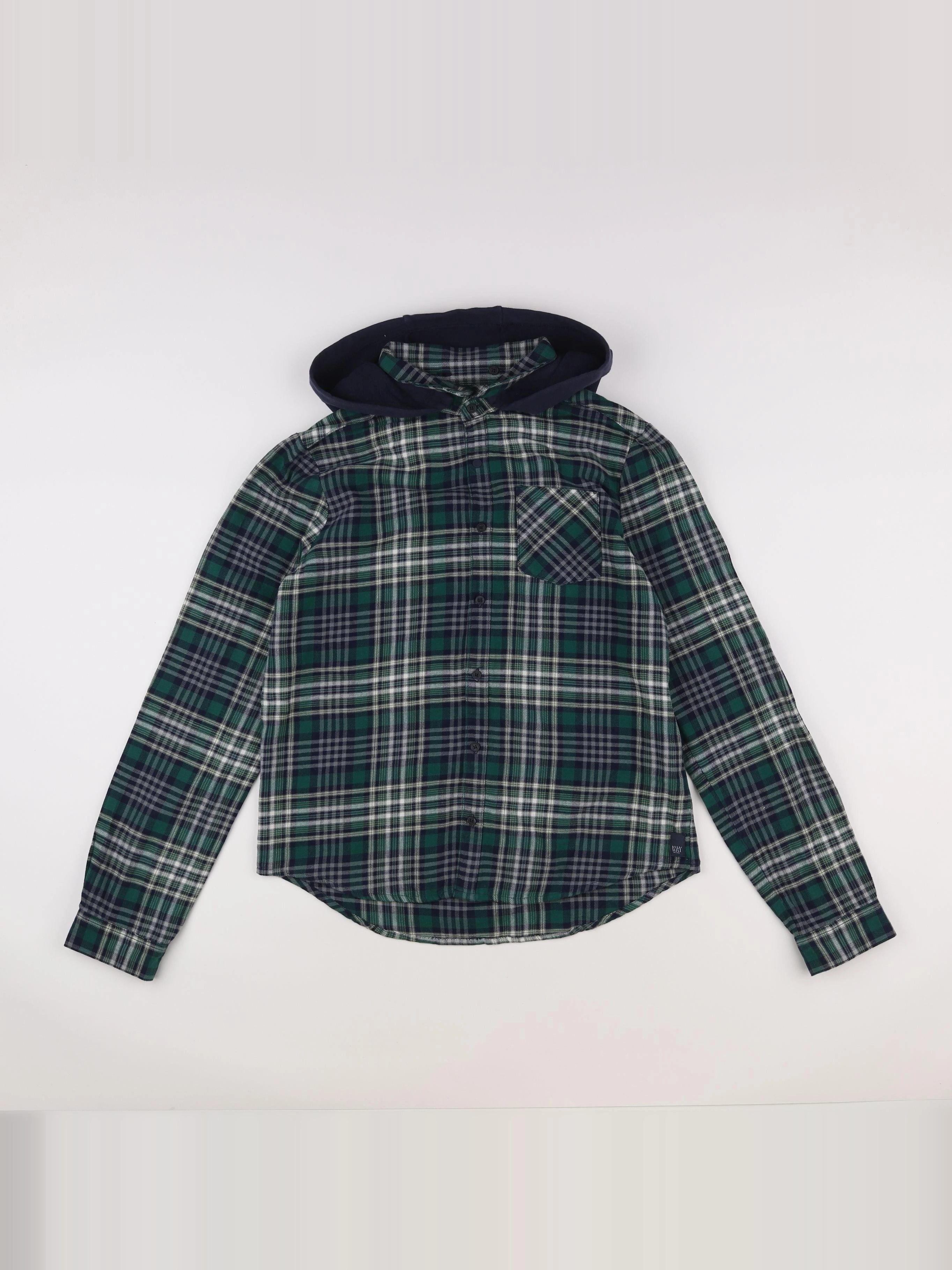 IKKS - chemise vert - 12 ans