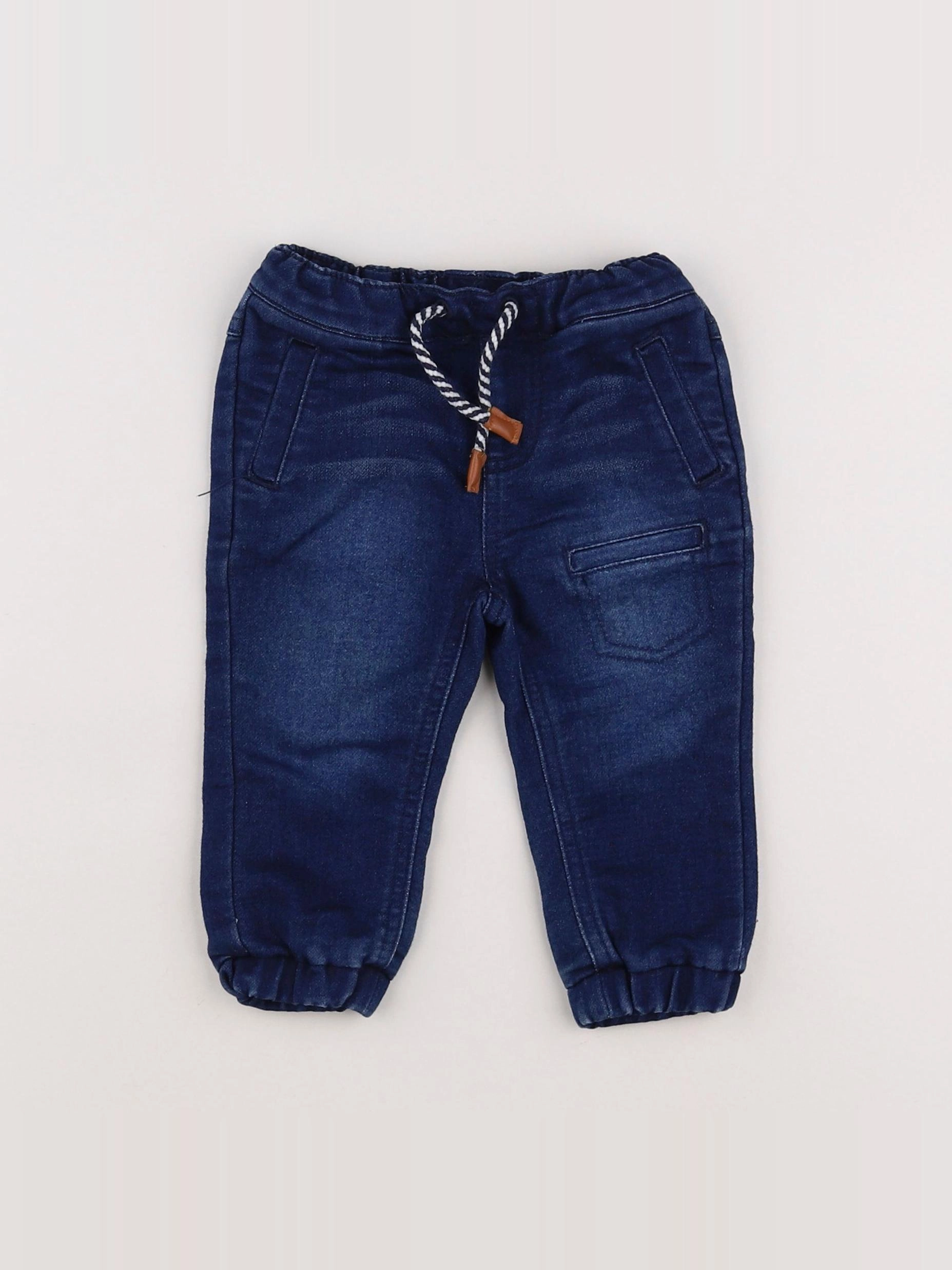 Vertbaudet - jean bleu - 9 mois