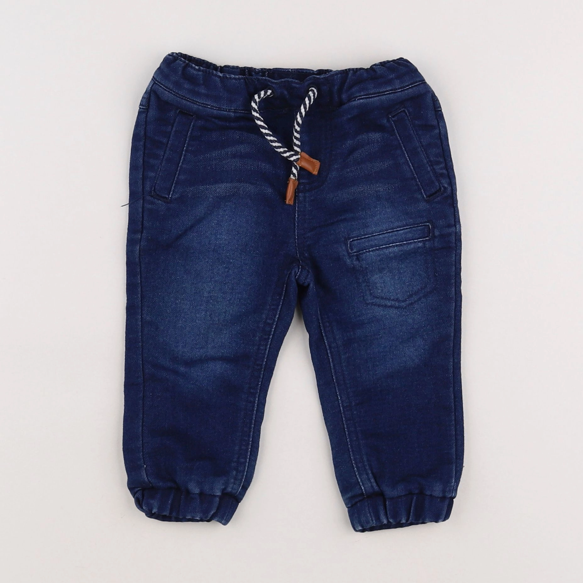 Vertbaudet - jean bleu - 9 mois