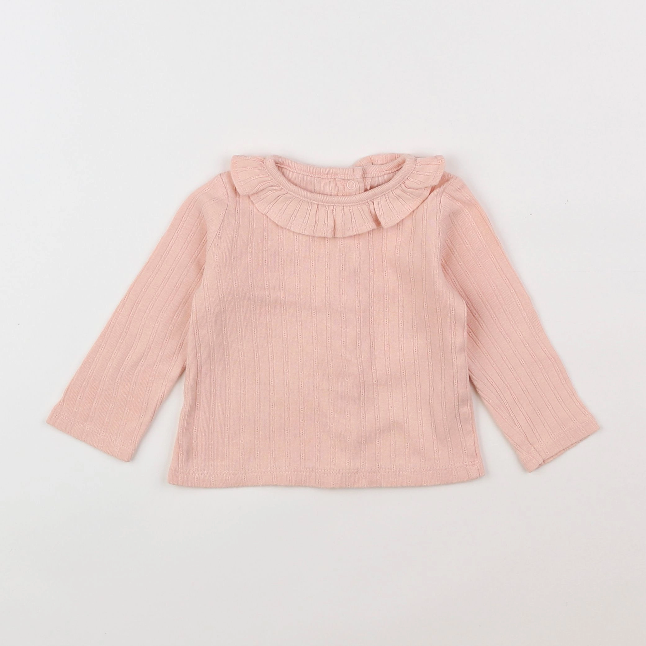 Vertbaudet - tee-shirt rose - 9 mois