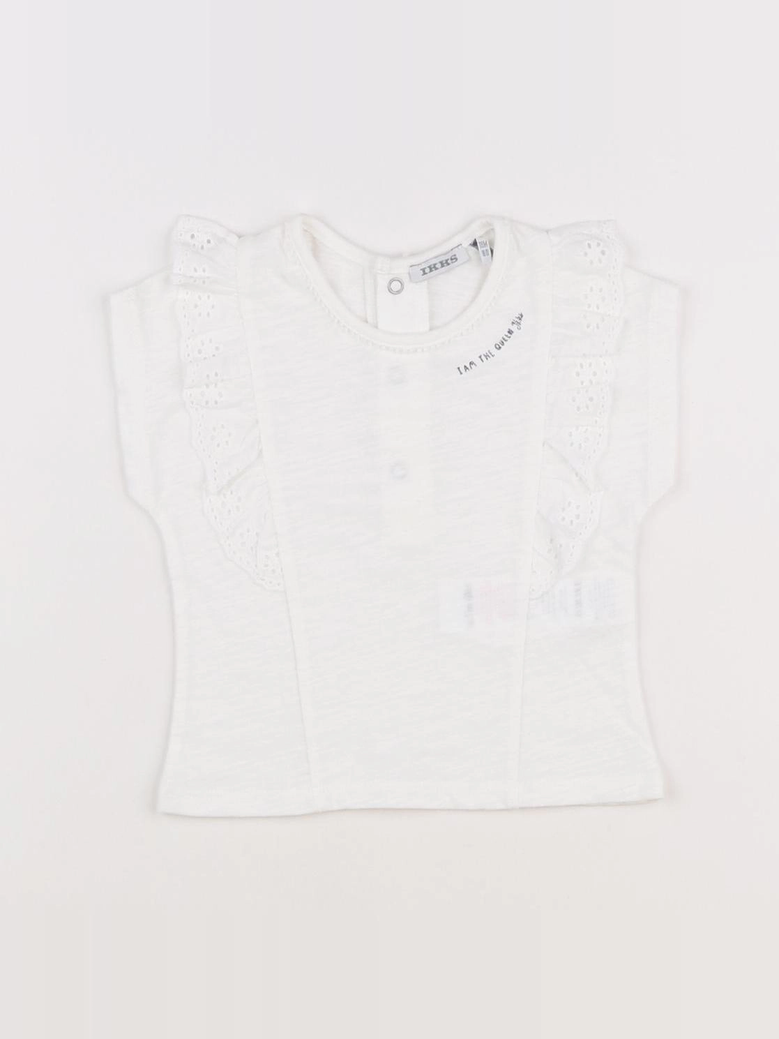 IKKS - tee-shirt blanc - 18 mois