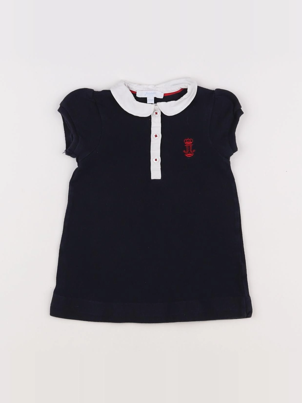 Jacadi - robe bleu - 12 mois