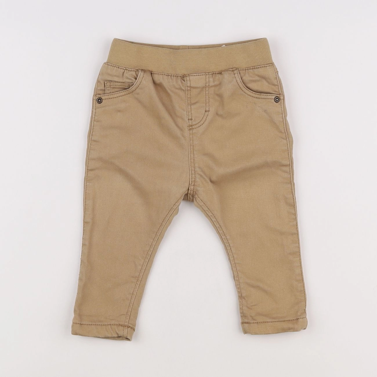 H&M - pantalon doublé marron - 3/6 mois